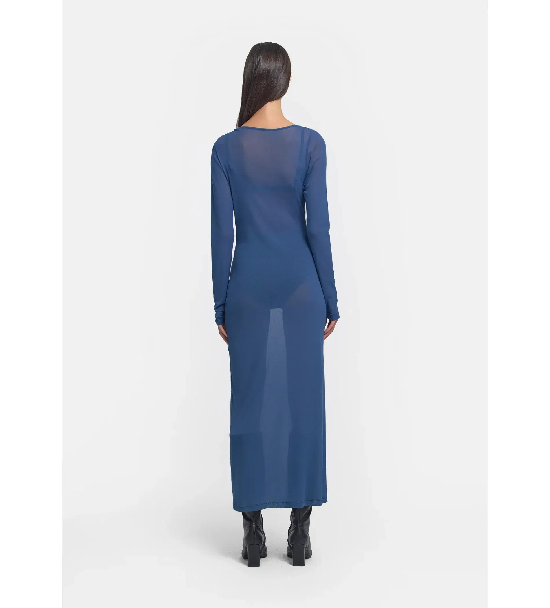 Viktoria and Woods Lovestruck Midi Dress in Blue Size 1/AU 8 - Image 3