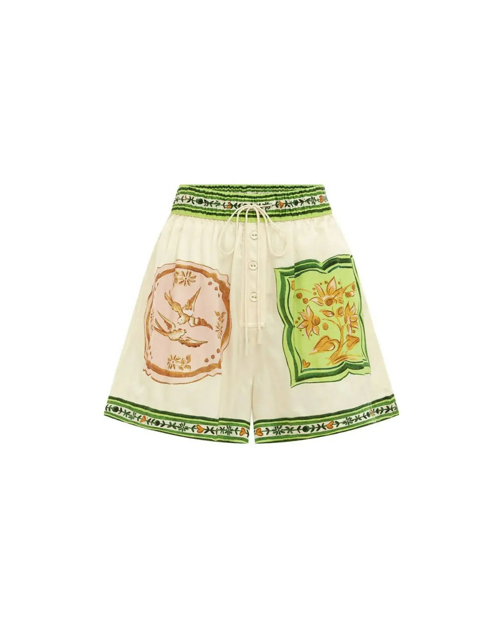 Alemais Porcelain Shirt and Short Set Multi Print Size 16 - Image 7