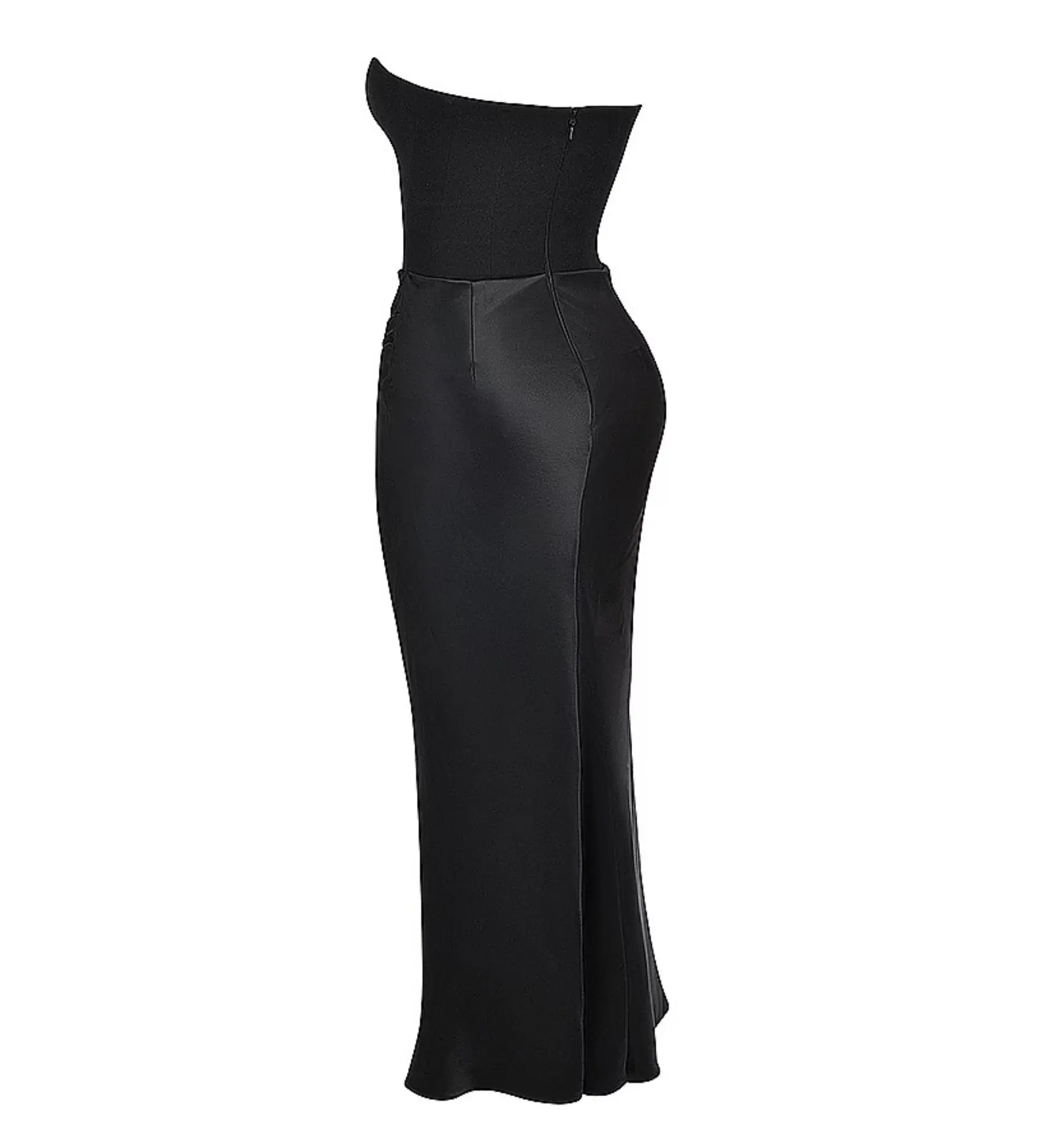 House of CB Persephone Strapless Corset Maxi Dress Black Size 12/L - Image 5