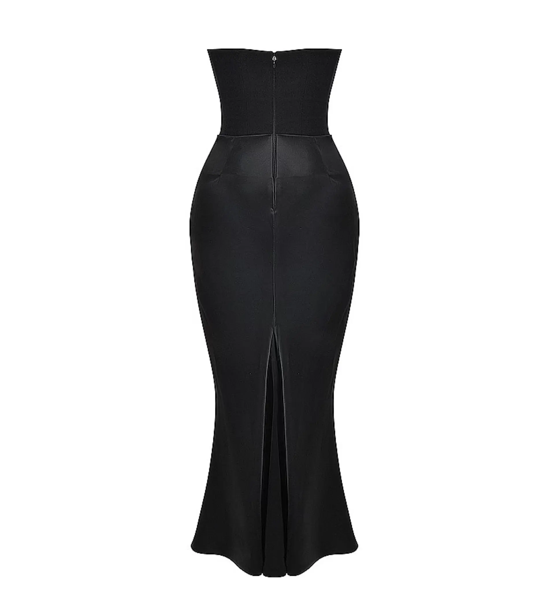 House of CB Persephone Strapless Corset Maxi Dress Black Size 12/L - Image 6