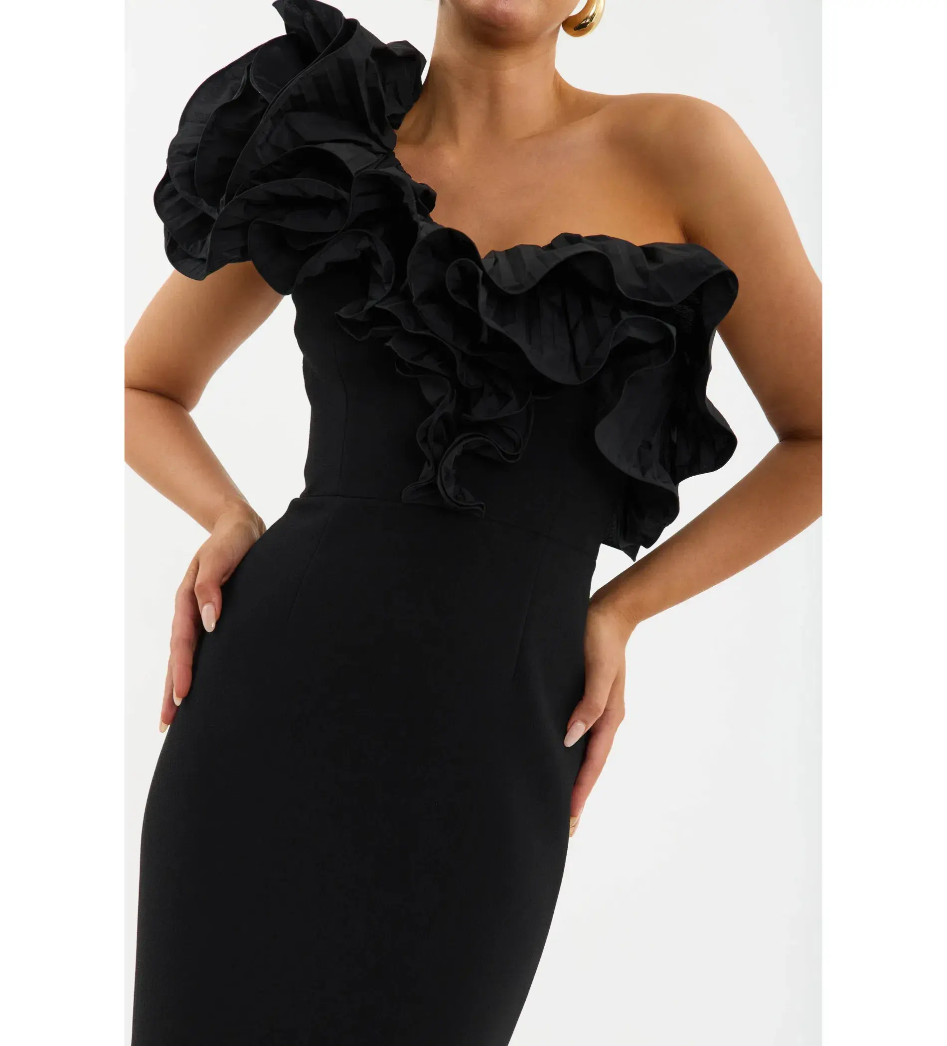 Rebecca Vallance Ella Gown Black Size 6 - Image 4