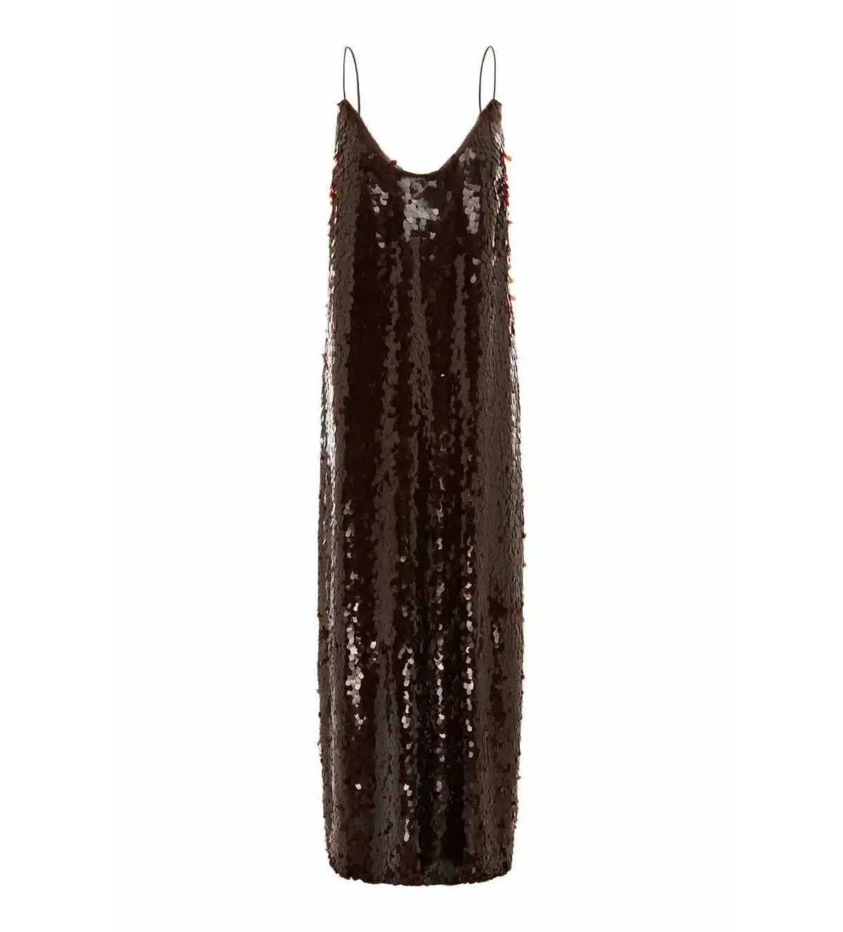 Alemais Geanie Sequin Gown In Chocolate Size 14  - Image 3