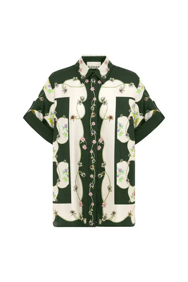 Alemais Venus Shirt and Pants Set Multi Floral Size 14 - Image 6