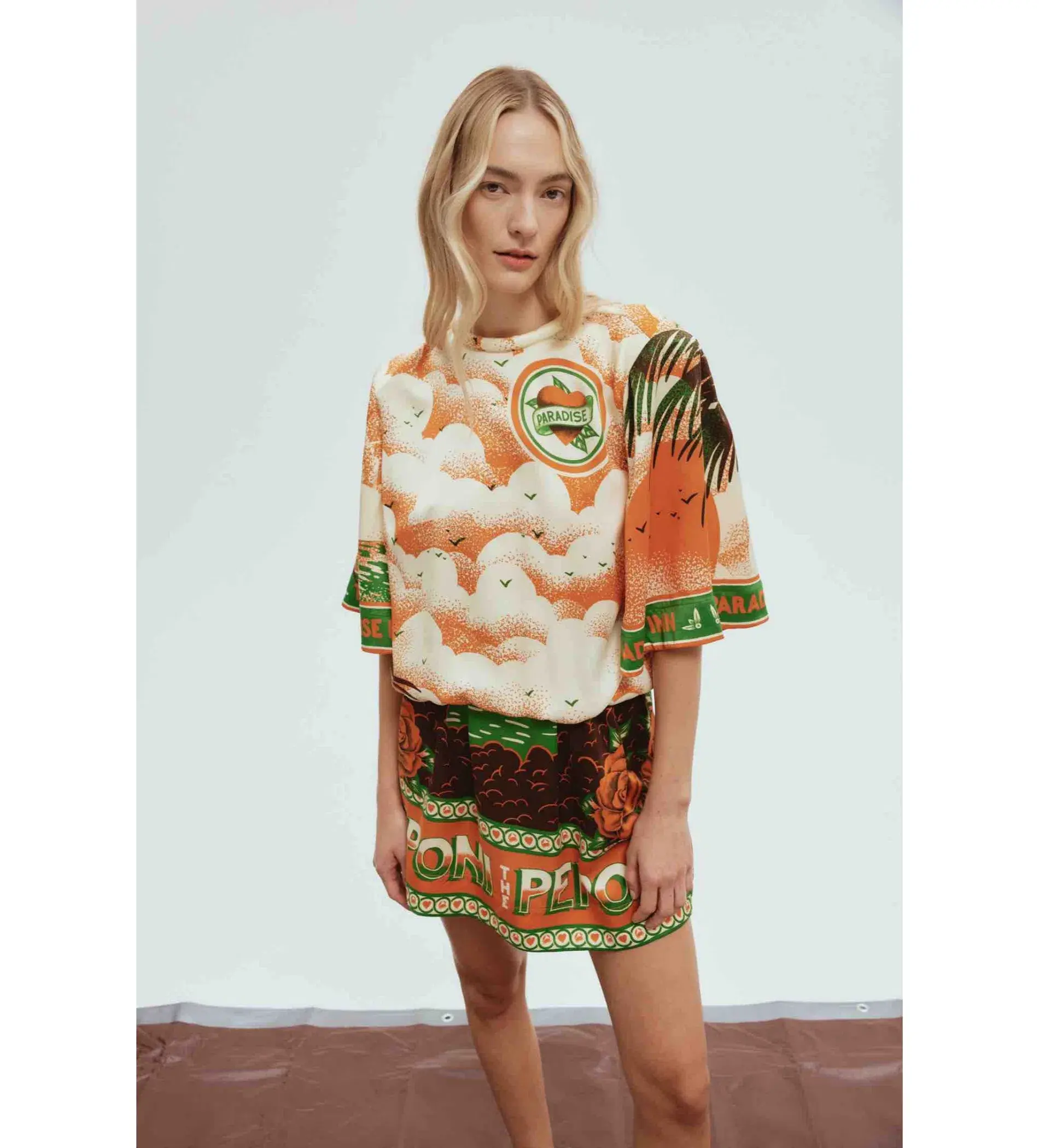 Alemais Bungalow Mini Dress Print Size 14 - Image 3