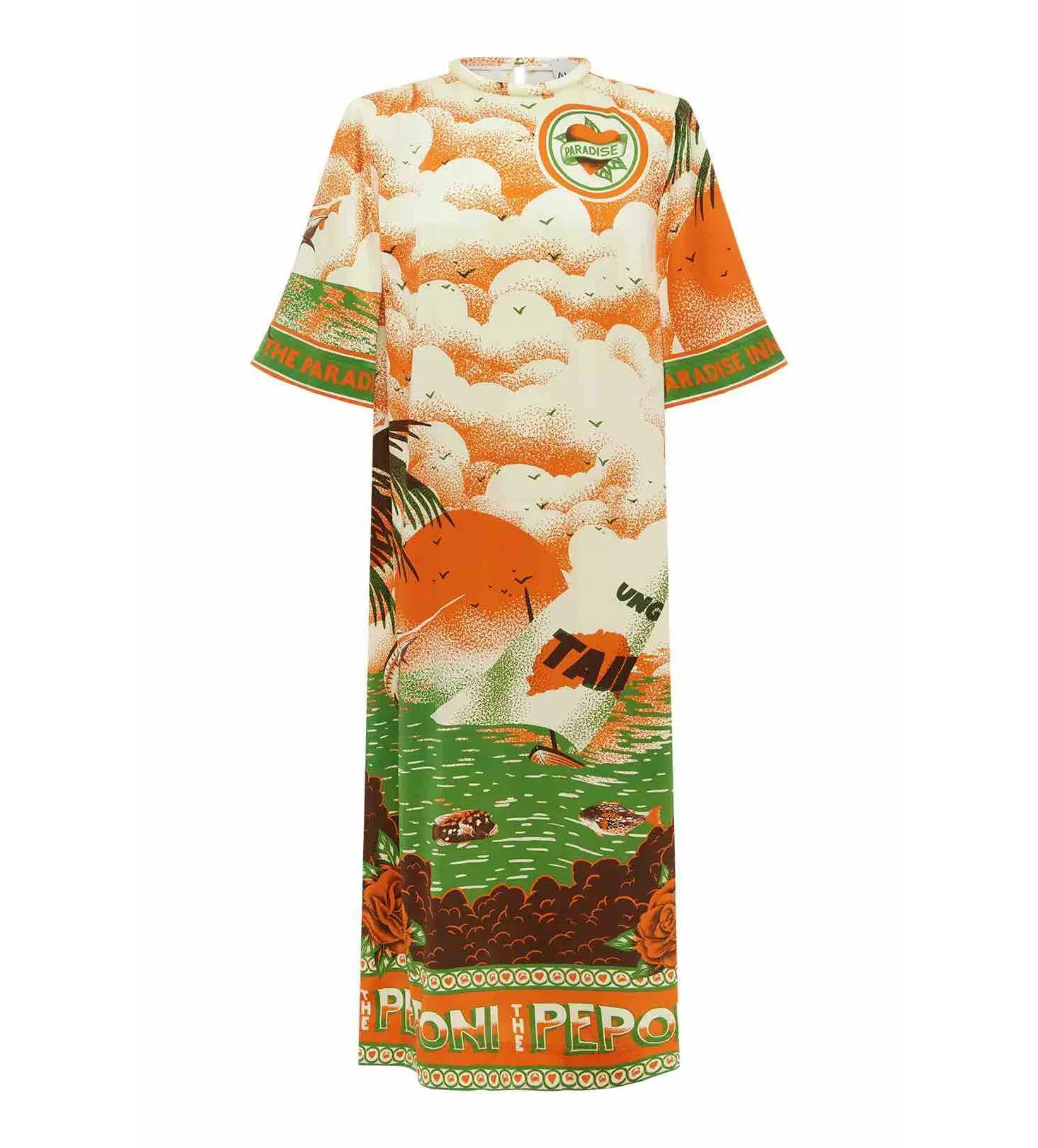 Alemais Bungalow Midi Dress Multi Size 16 - Image 5