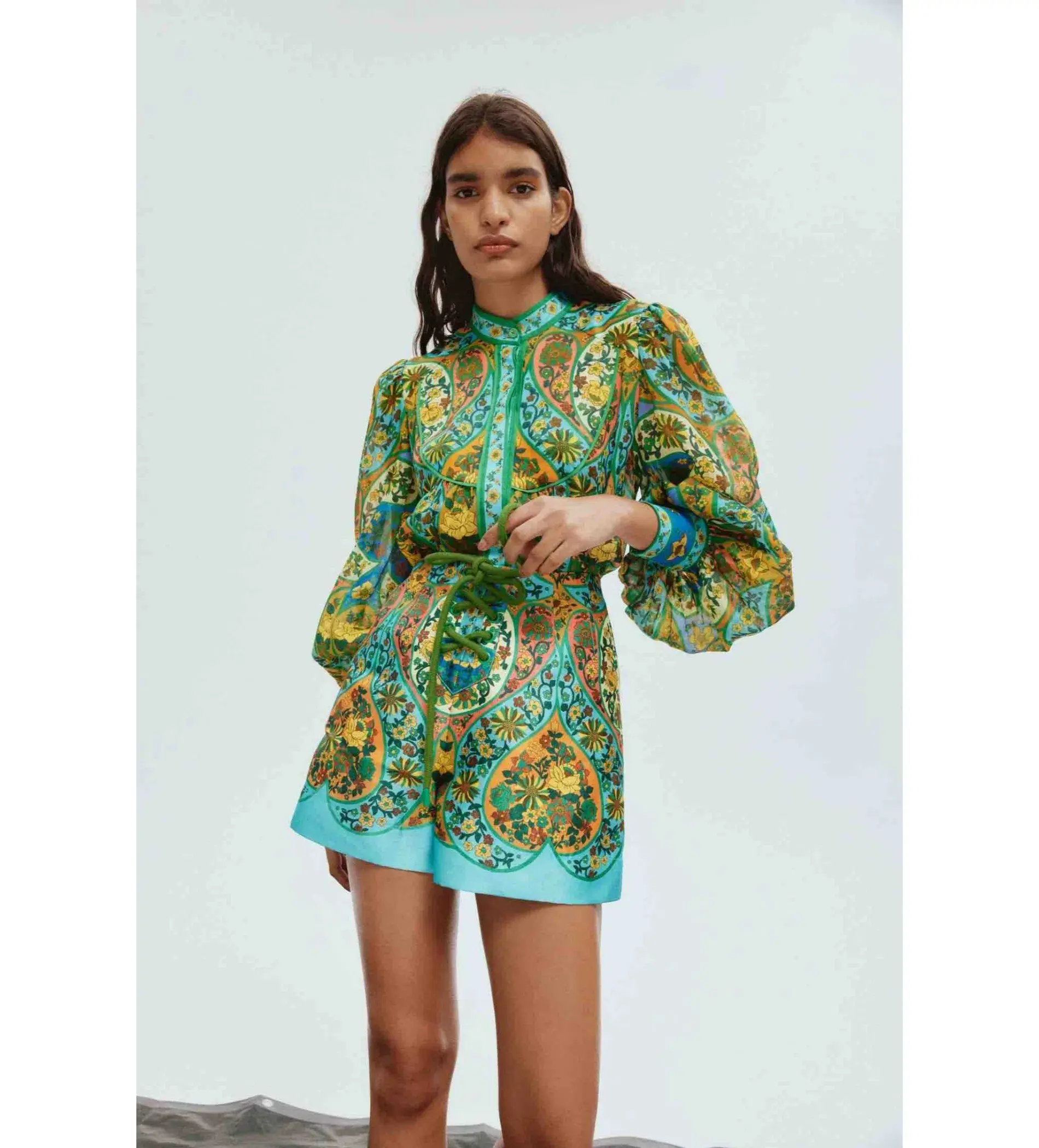 Alemais Sofie Blouse and Shorts Set Size 16 - Image 3