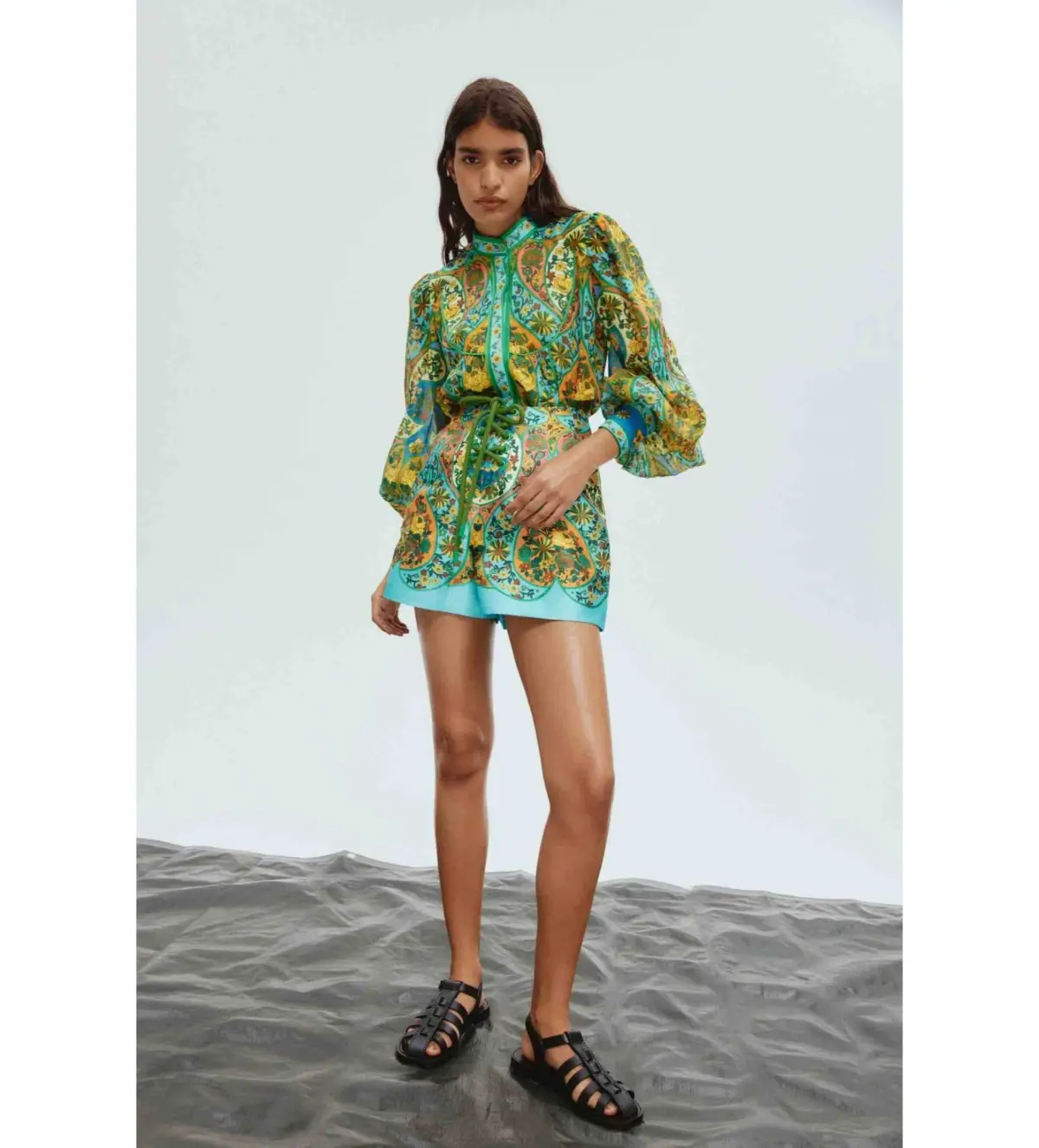 Alemais Sofie Blouse and Shorts Set Size 16 - Image 1