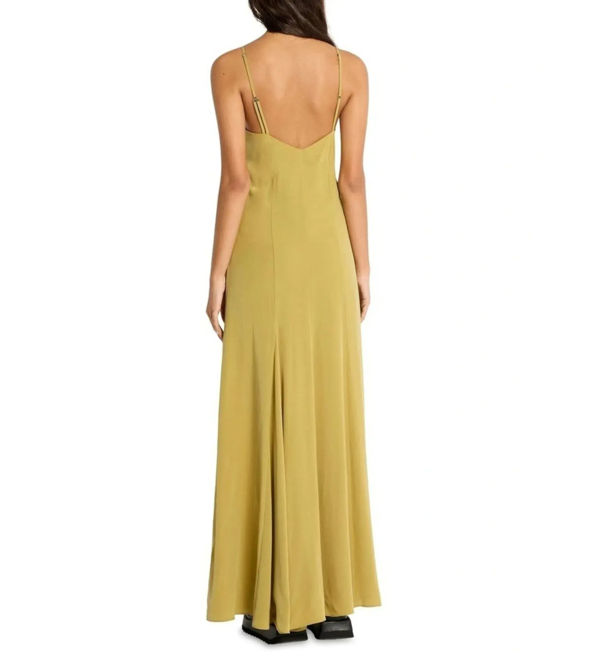 Sass & Bide Atoms Silk Maxi Dress in Prairie Yellow Size 6 - Image 3