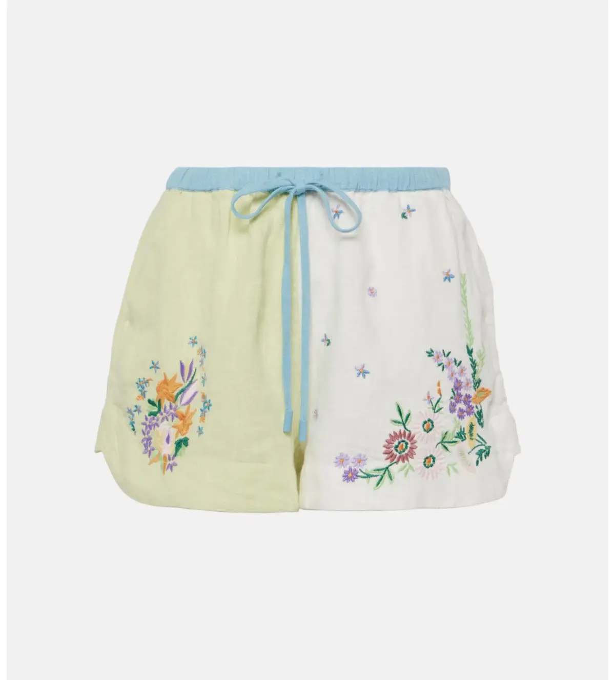 Alemais Willa Embroidered Shirt and Short Set Multi Floral Size 16 - Image 8