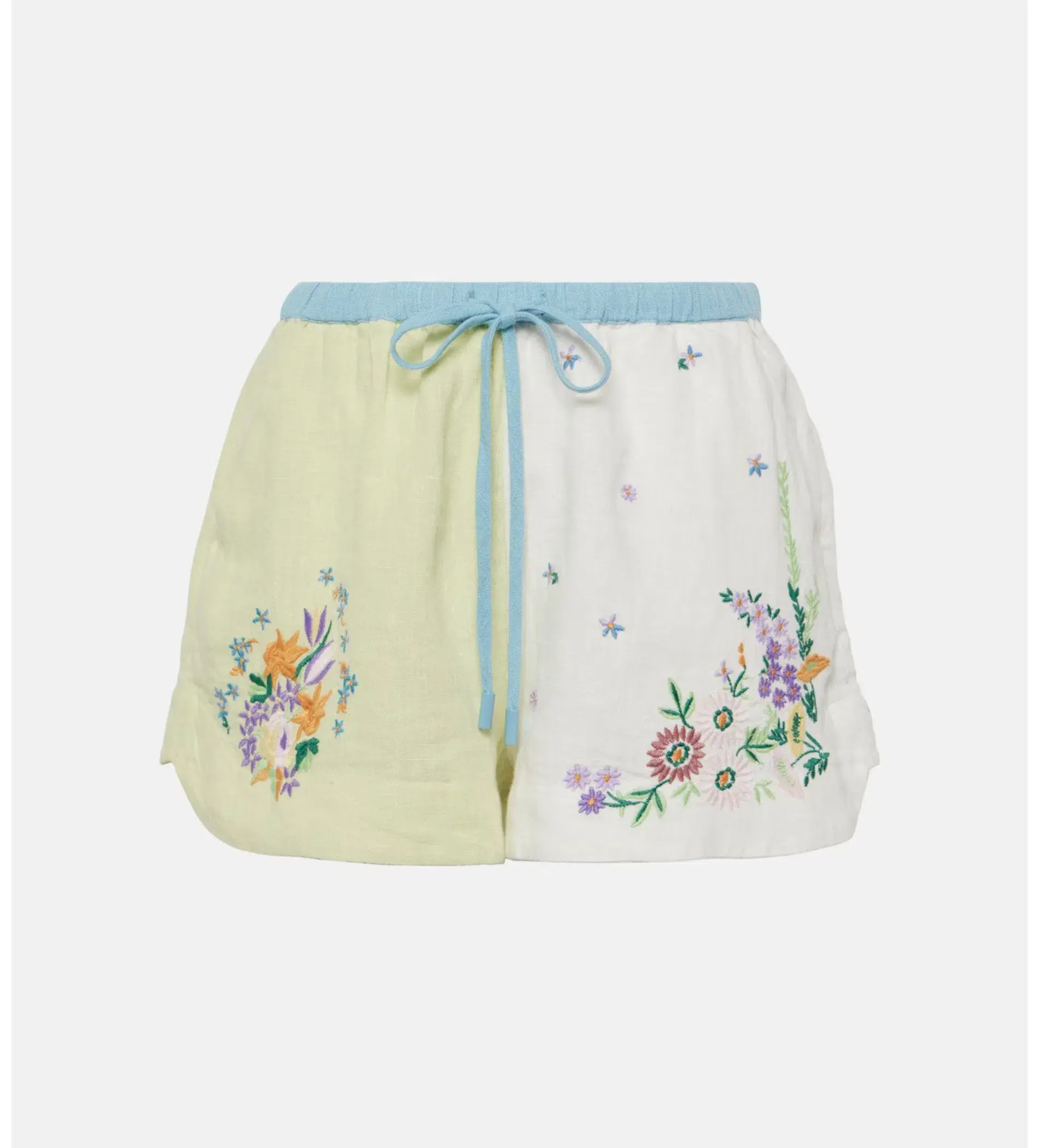 Alemais Willa Embroidered Shirt and Short Set Multi Floral Size 16 - Image 8