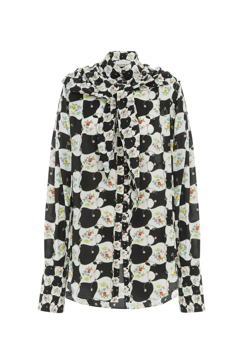 Alemais Venus Mini Dress Multi Floral Size 12 - Image 5