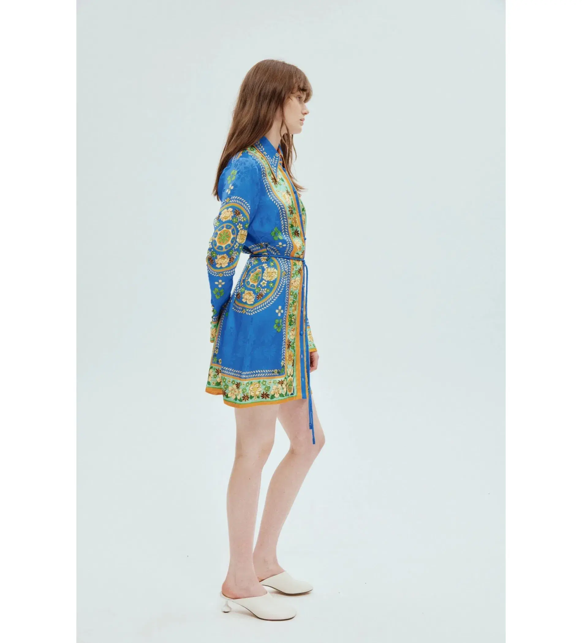 Alemais Linda Mini Dress Multi Floral Size 16 - Image 2