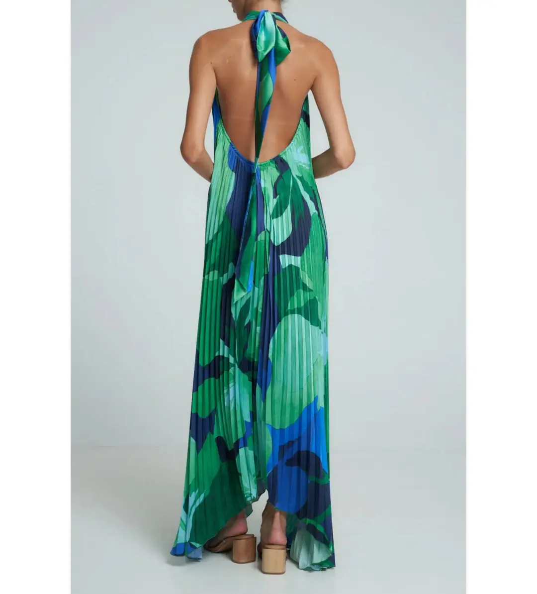 L’Idee Opera Gown Capri Green Size 8 for rent on The Volte - main image