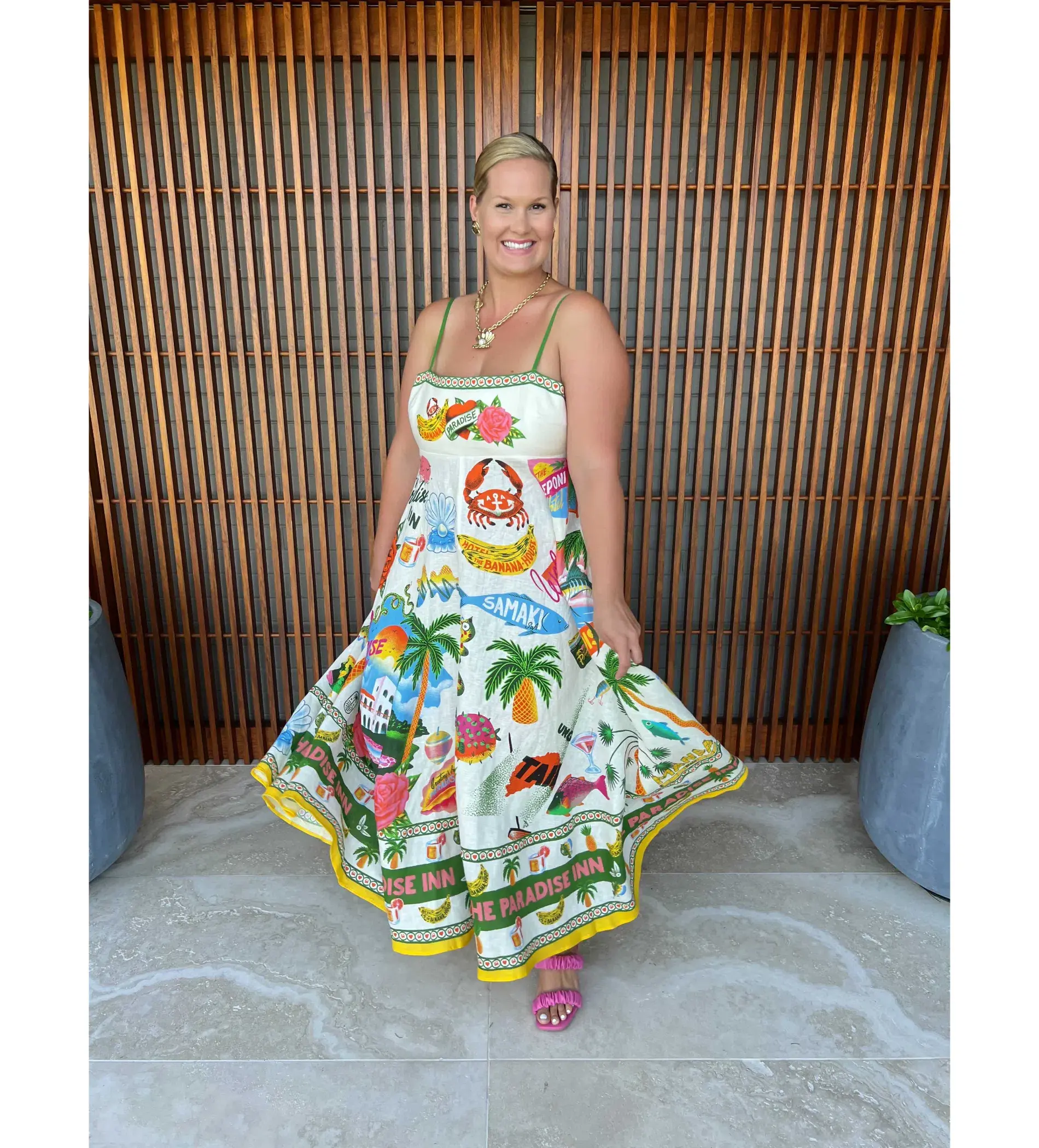 Alemais Paradiso Sundress Print Size 12  - Image 1