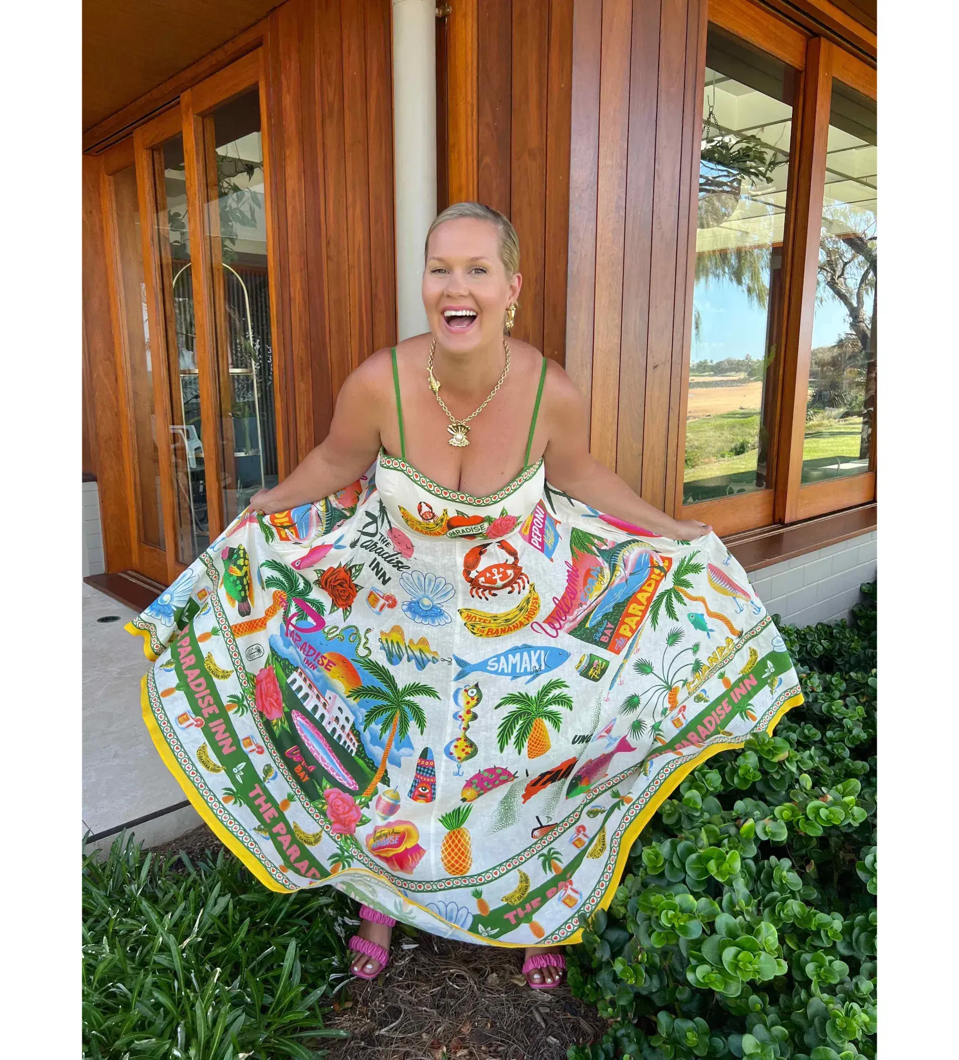 Alemais Paradiso Sundress Print Size 12  - Image 5