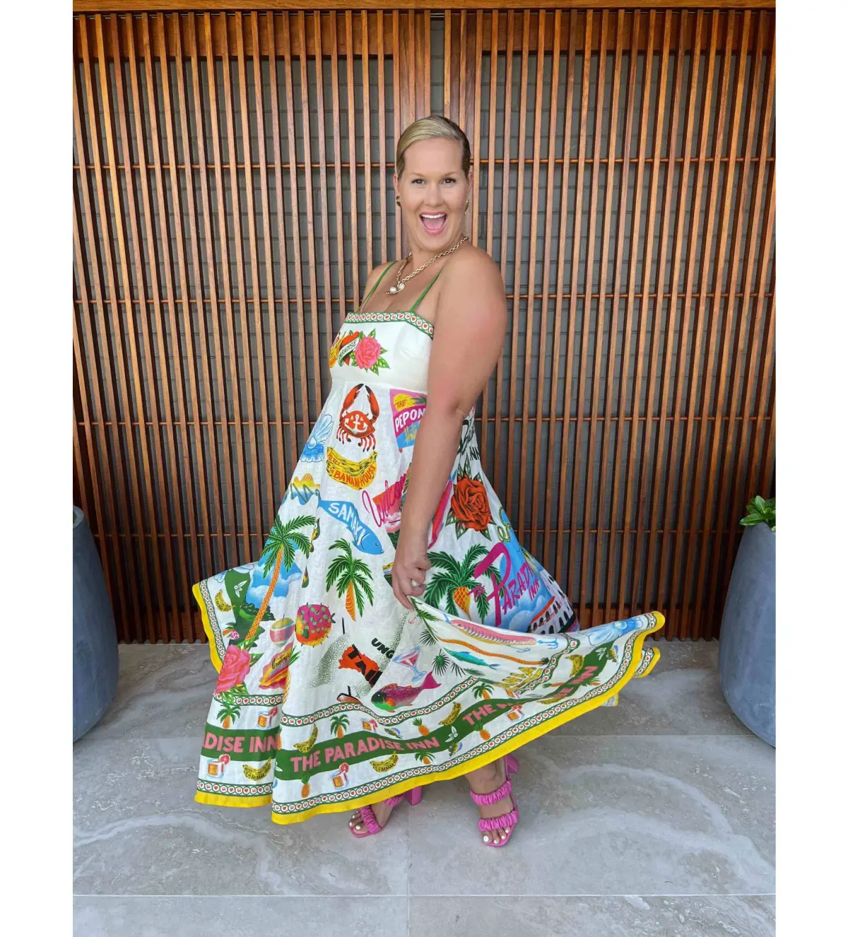 Alemais Paradiso Sundress Print Size 12  - Image 3