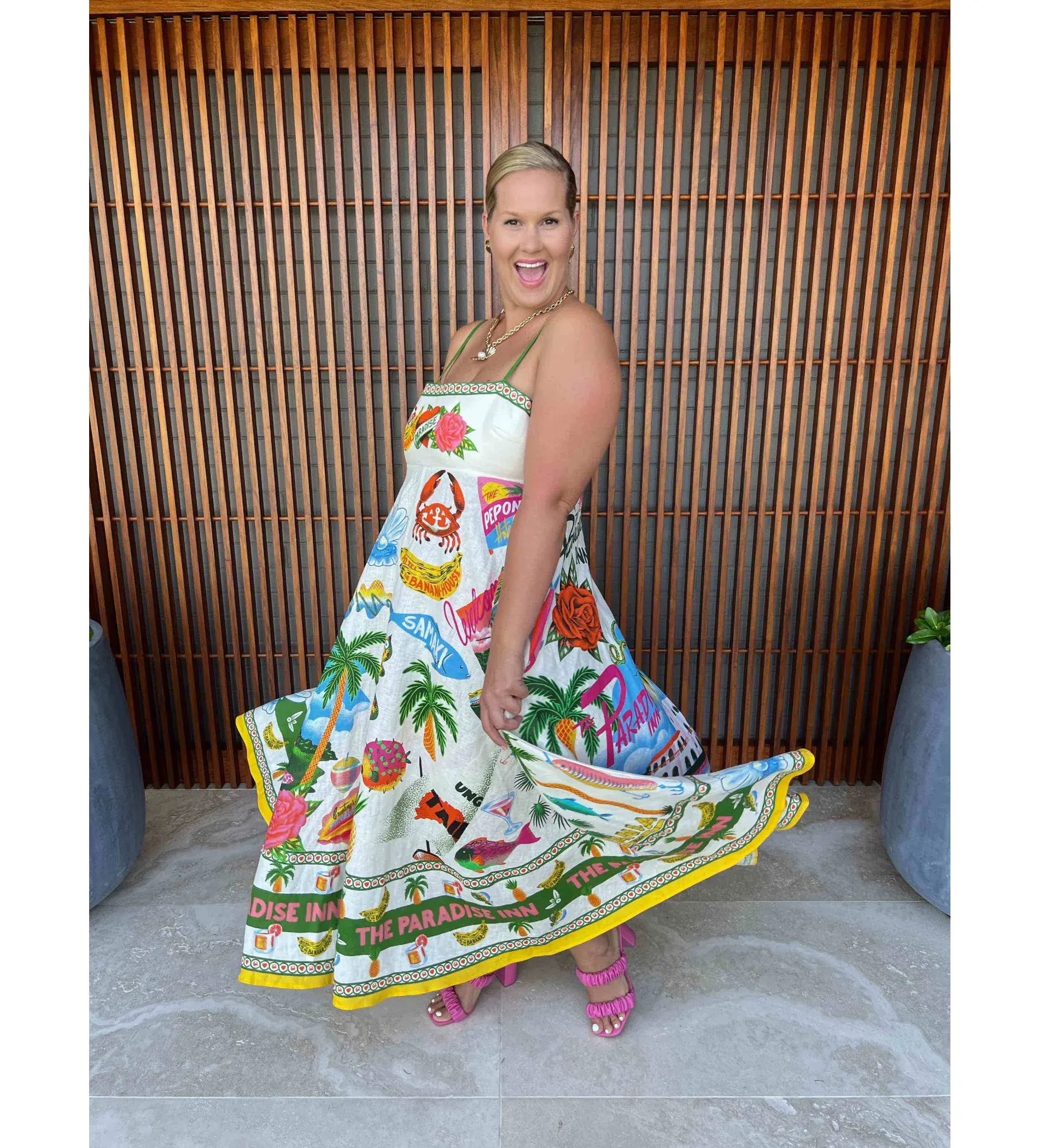 Alemais Paradiso Sundress Print Size 12  - Image 3