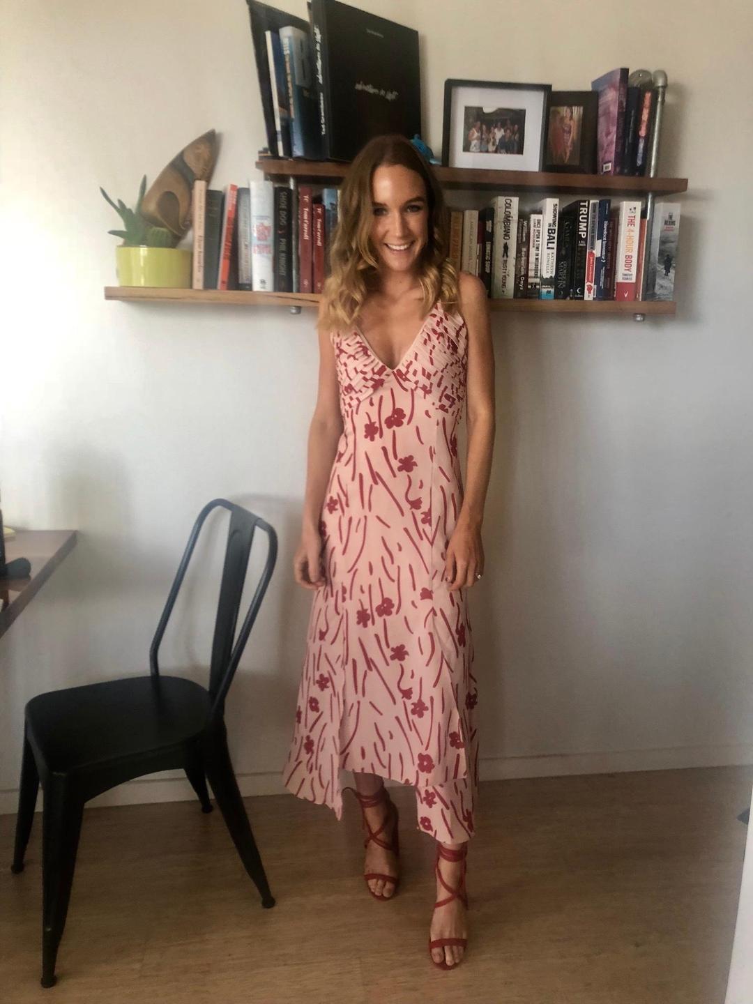 Cmeo Collctive - VISCERAL MIDI DRESS SHELL FLORAL for rent on The Volte - main image