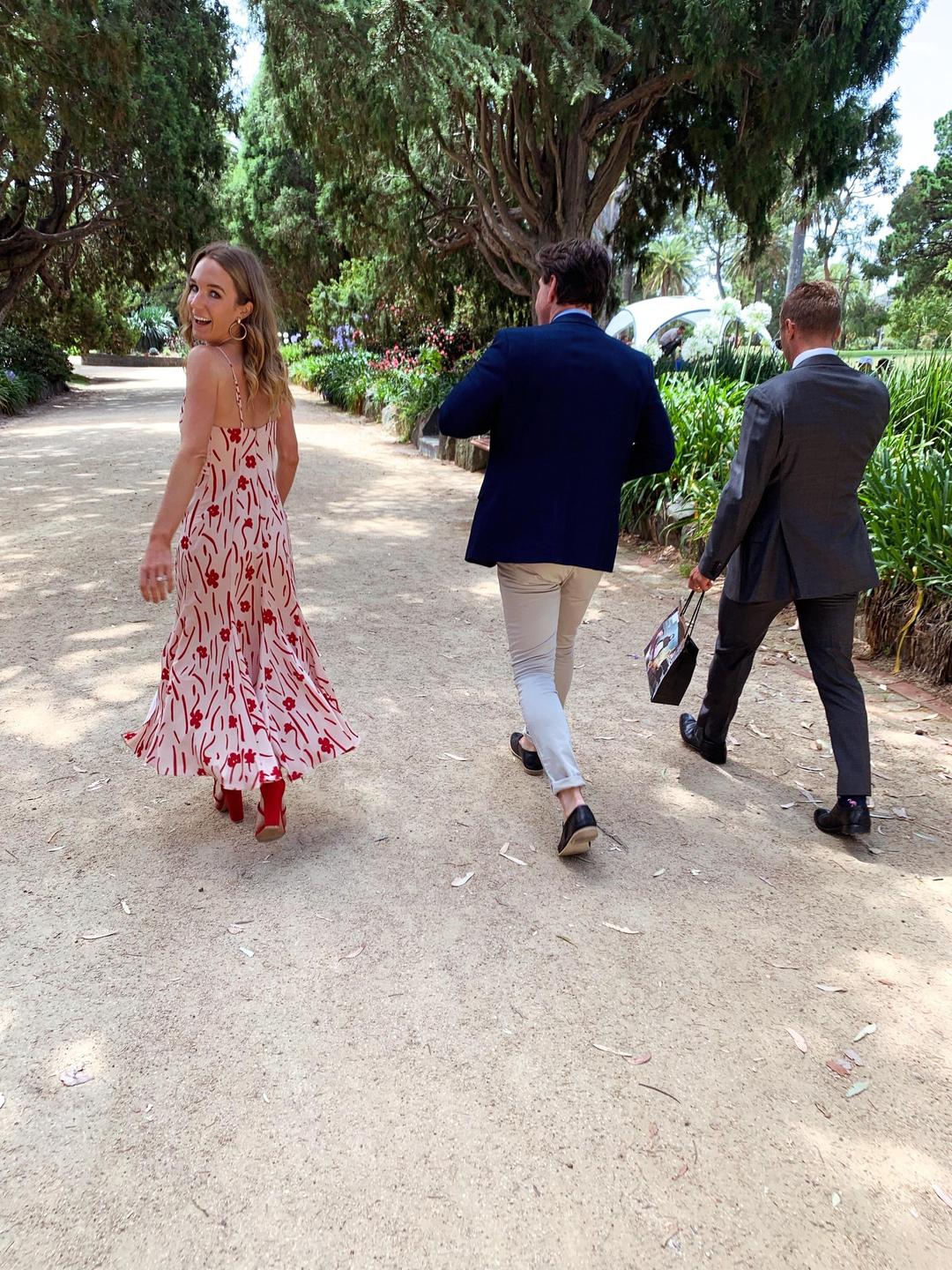 Cmeo Collctive - VISCERAL MIDI DRESS SHELL FLORAL for rent on The Volte - main image