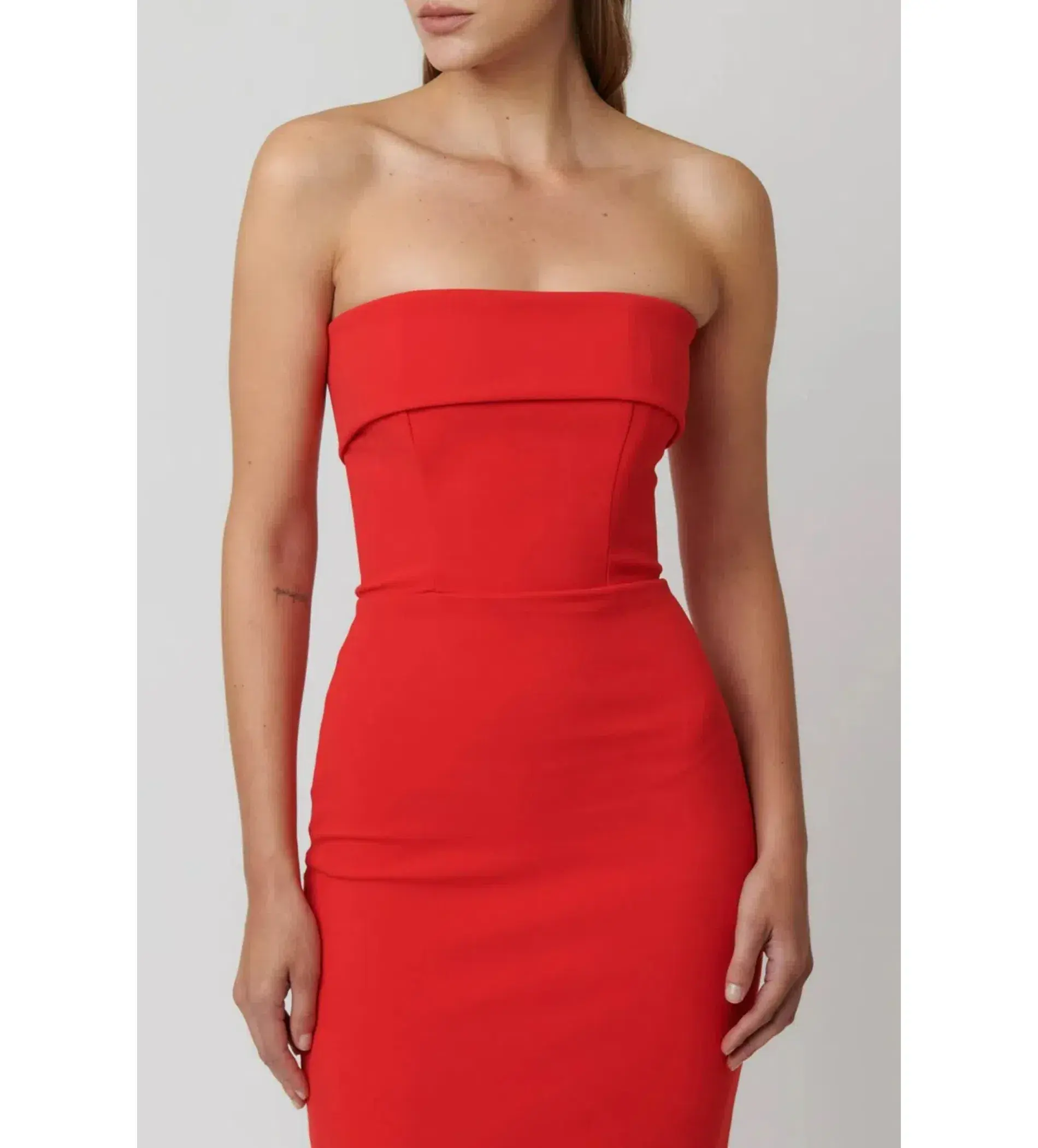 Effie Kats Monroe Gown Cherry Red 12 - Image 2
