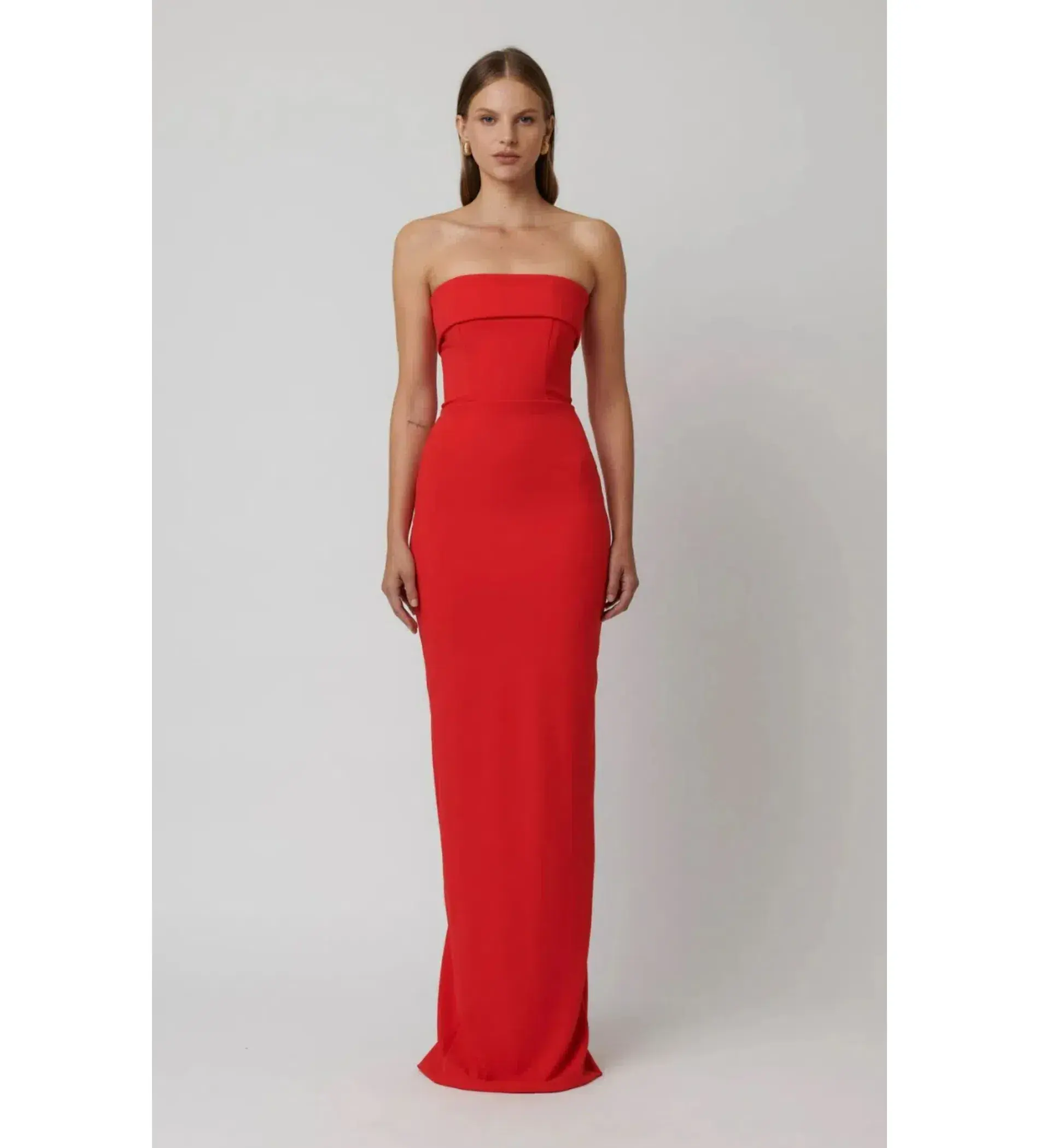 Effie Kats Monroe Gown Cherry Red 12 - Image 1