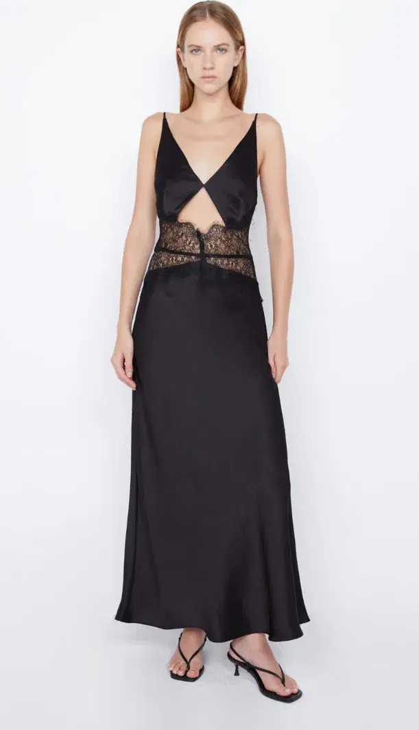 Bec & Bridge Camille Maxi Dress Black Size 8 - Image 1