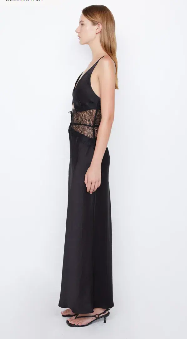 Bec & Bridge Camille Maxi Dress Black Size 8 - Image 4