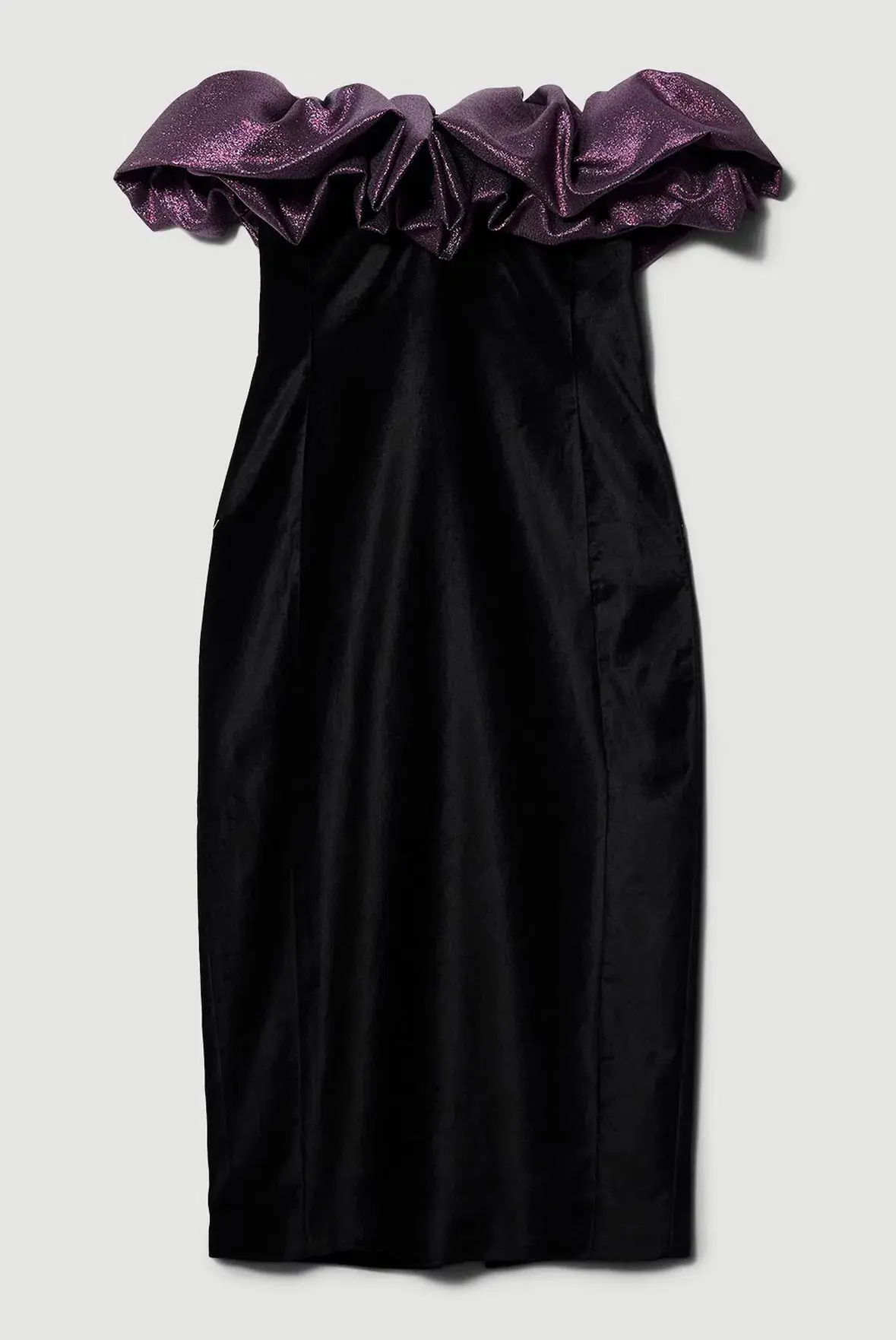 Karen Millen Jacquard Dress Black Size 10 - Image 4