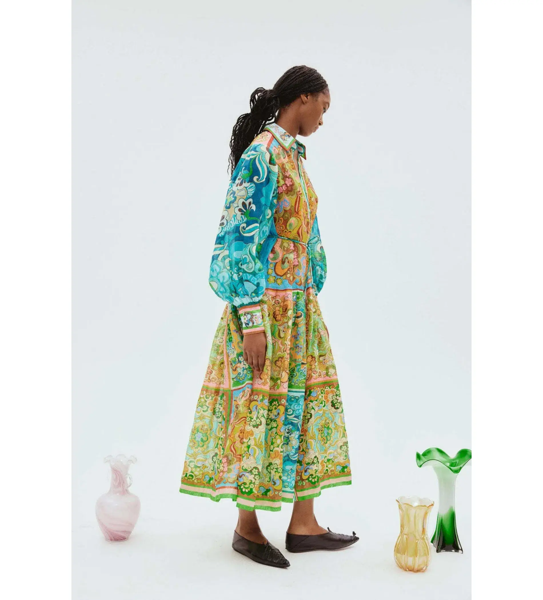 Alemais Dreamer Shirtdress Multi Size 16 - Image 4