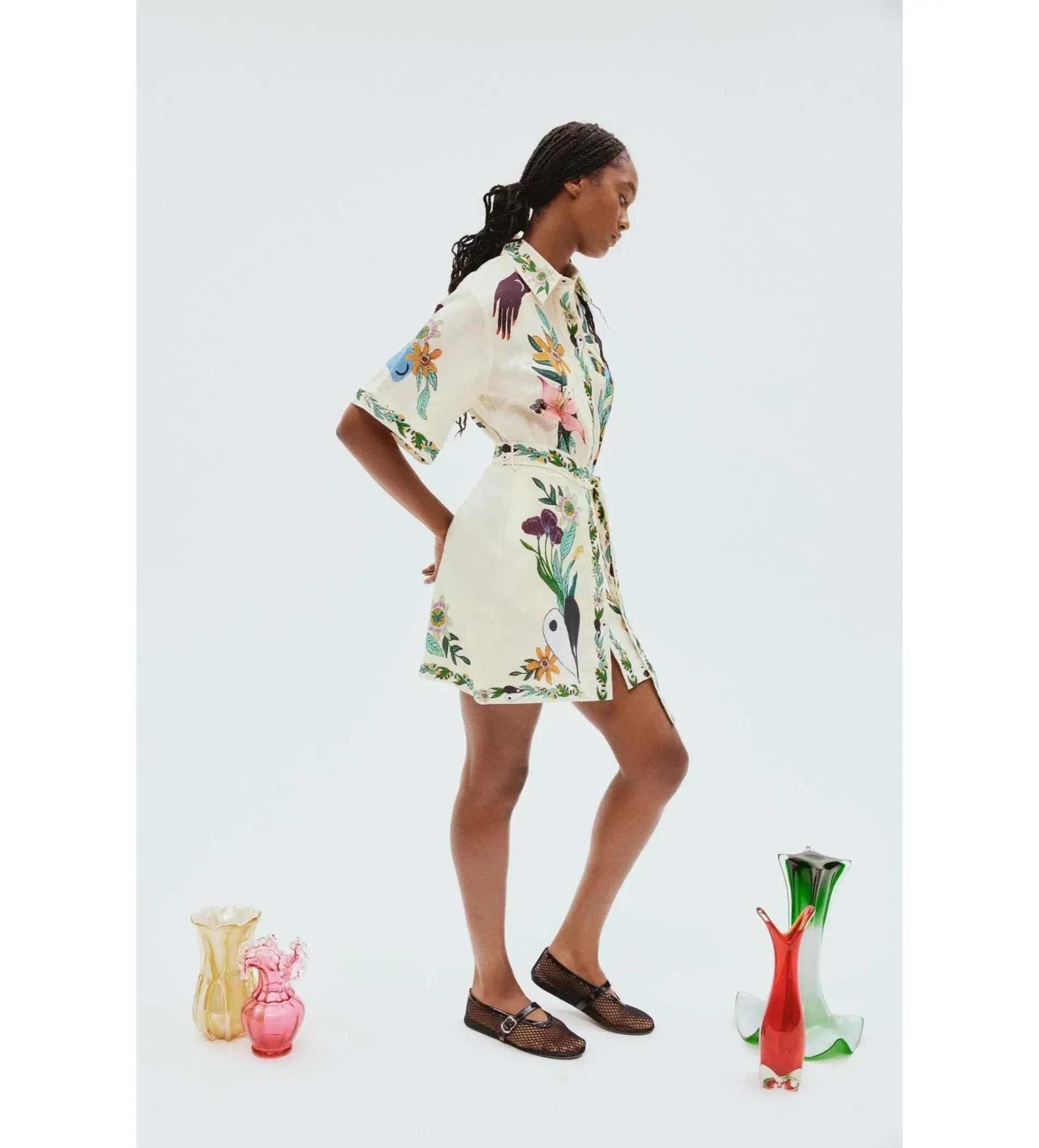 Alemais Meagan Mini Dress Print Size 16  - Image 3