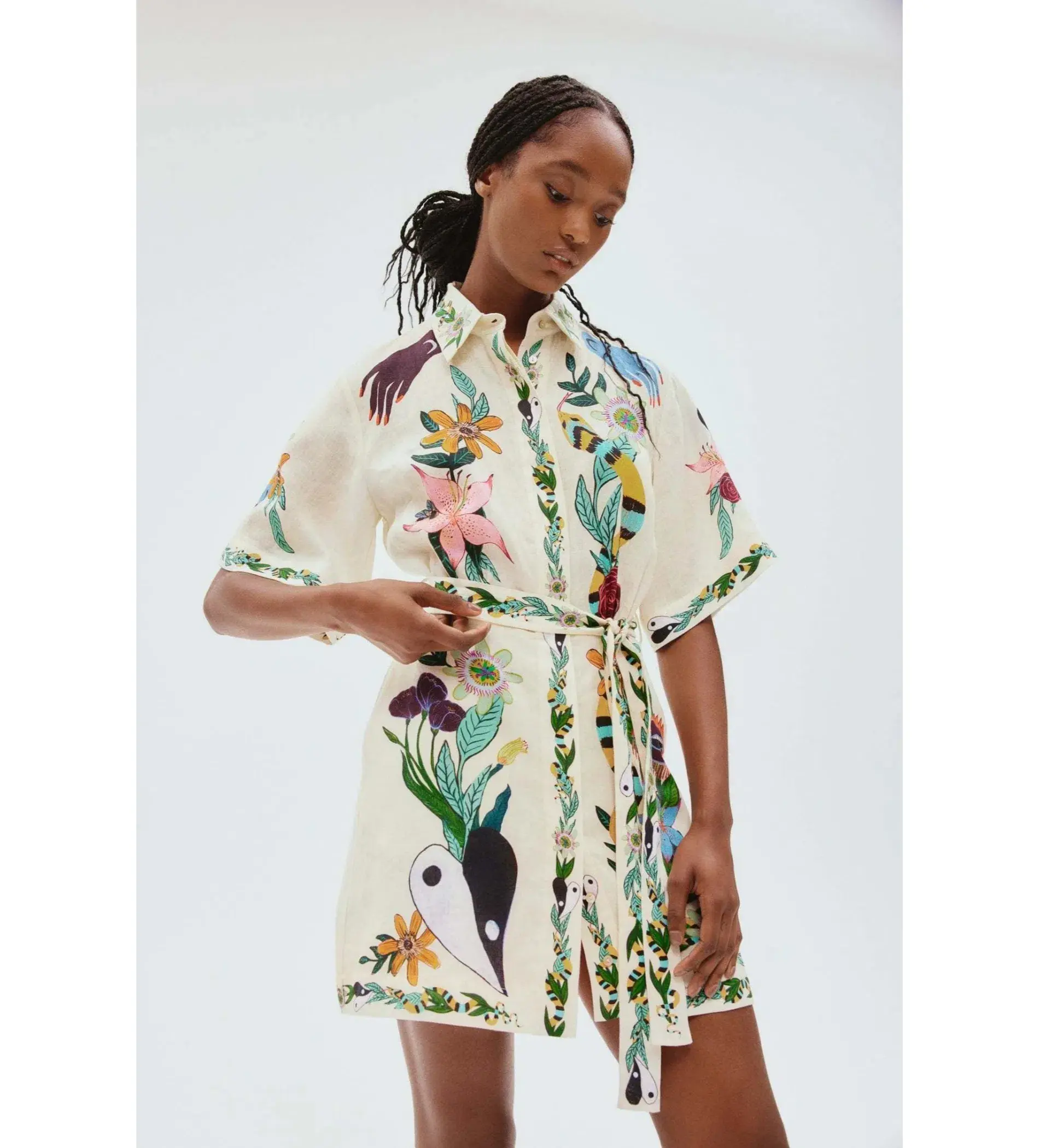 Alemais Meagan Mini Dress Print Size 16  - Image 1