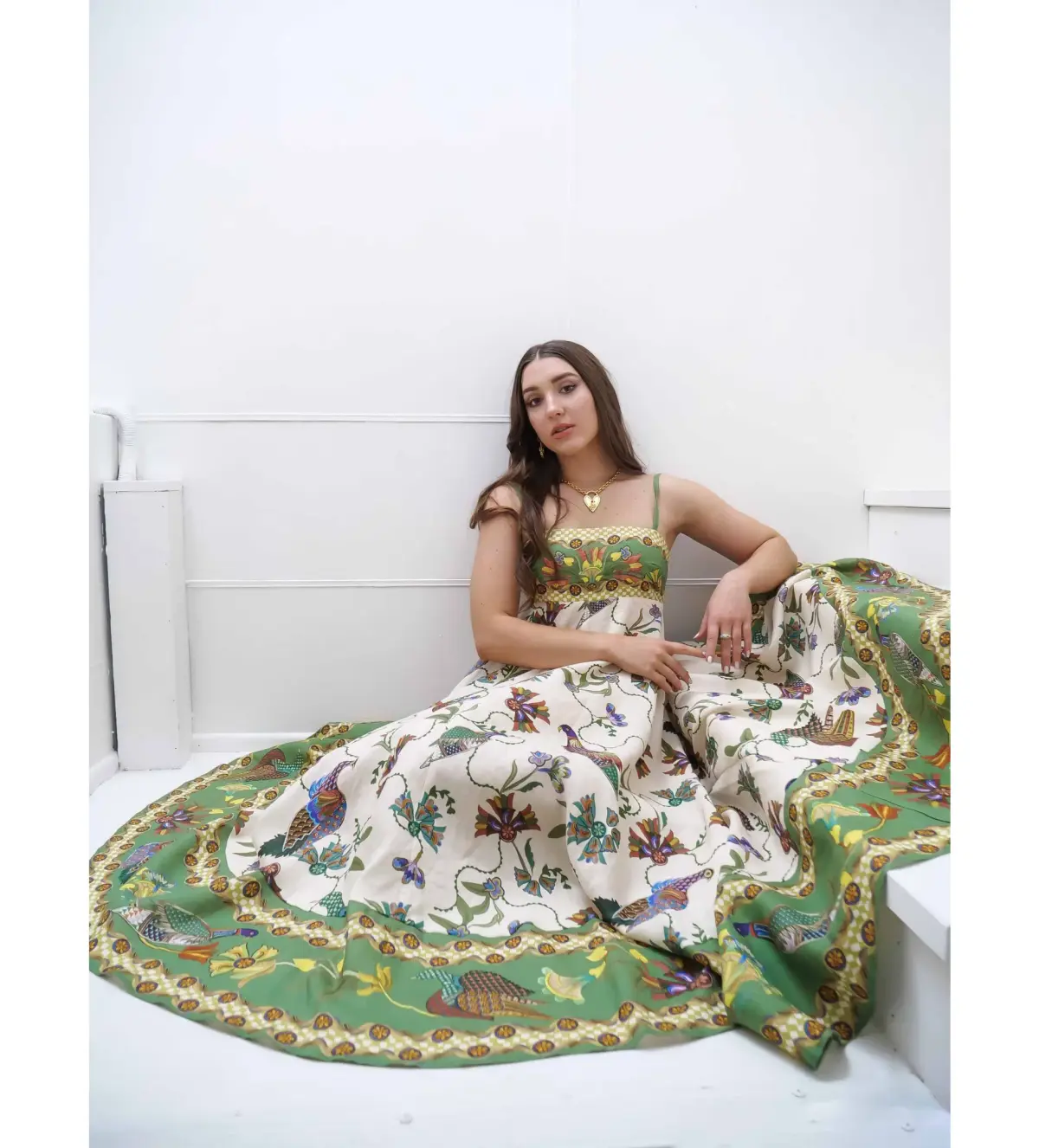 Alemais Birdie Sundress Print Size 12 - Image 3