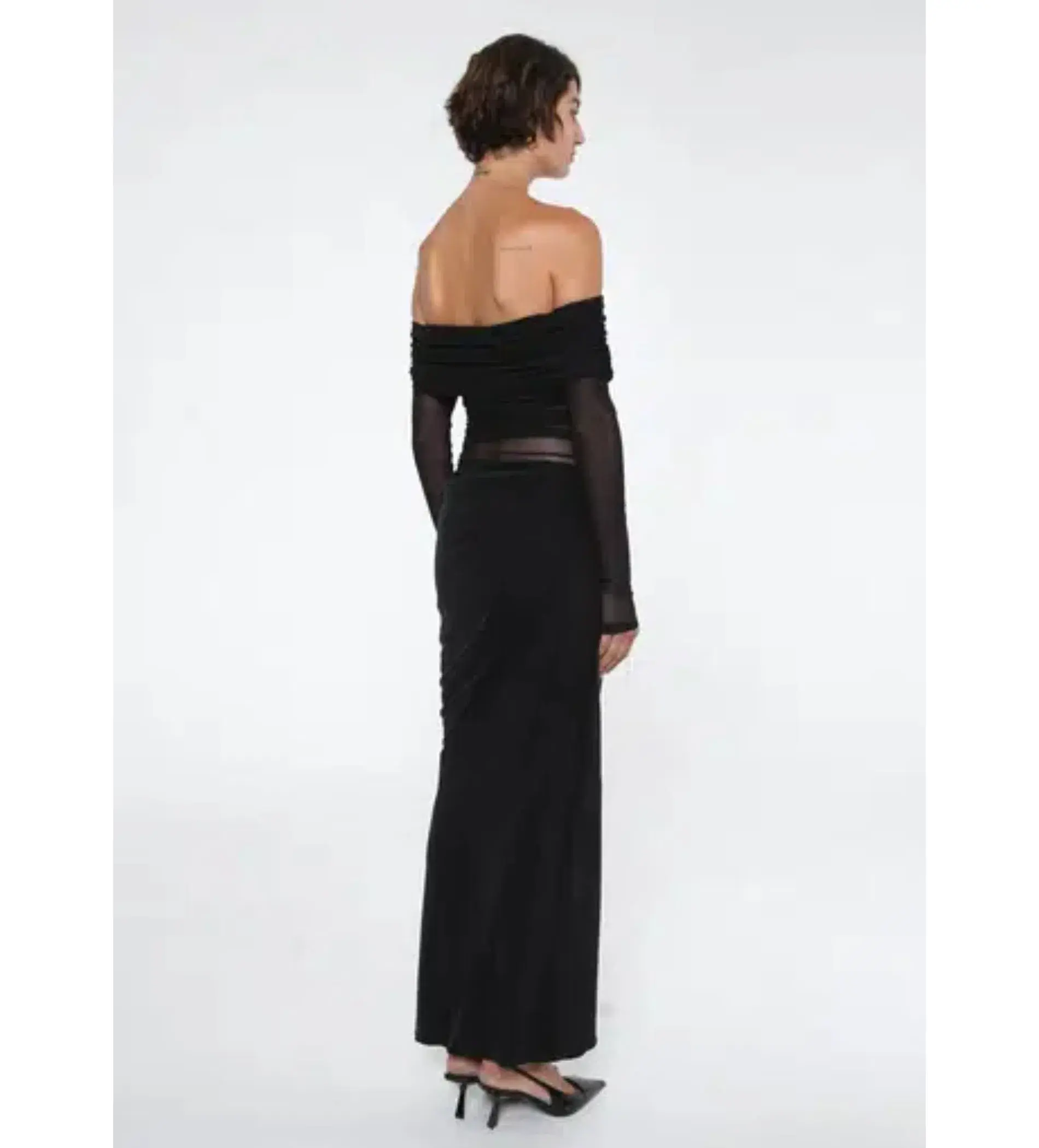 Benni Yasmin Maxi Dress Black Size 10 - Image 3