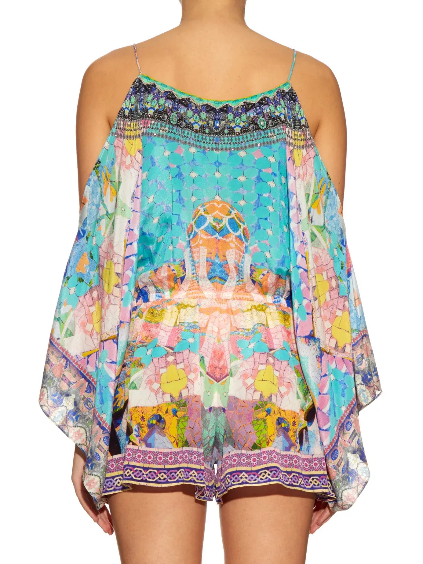Camilla Gaudi Tribute Drop Shoulder Playsuit Print Size M / AU 12 - Image 3