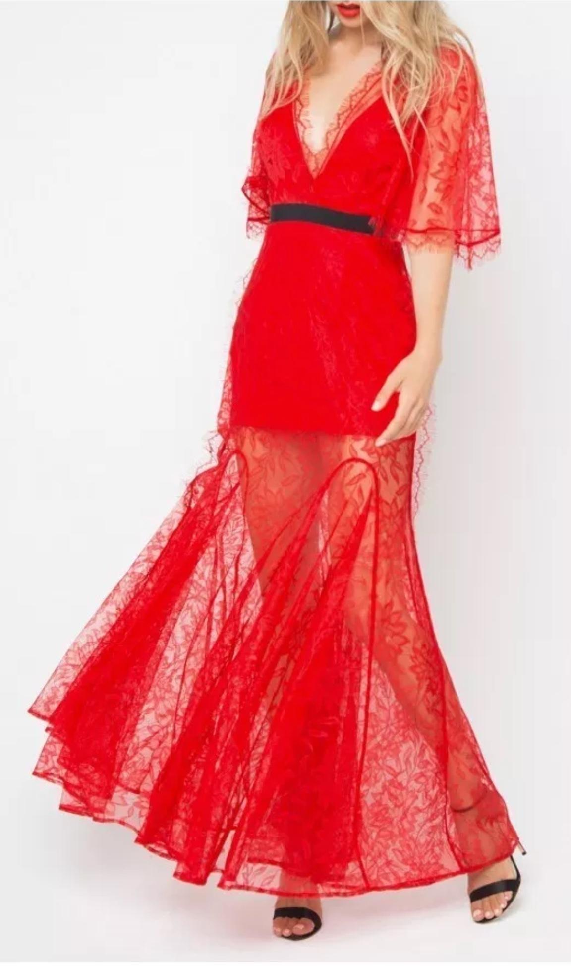 Alice McCall ‘Feel Good Look Good’ Lace Dress - size 12 - Image 2