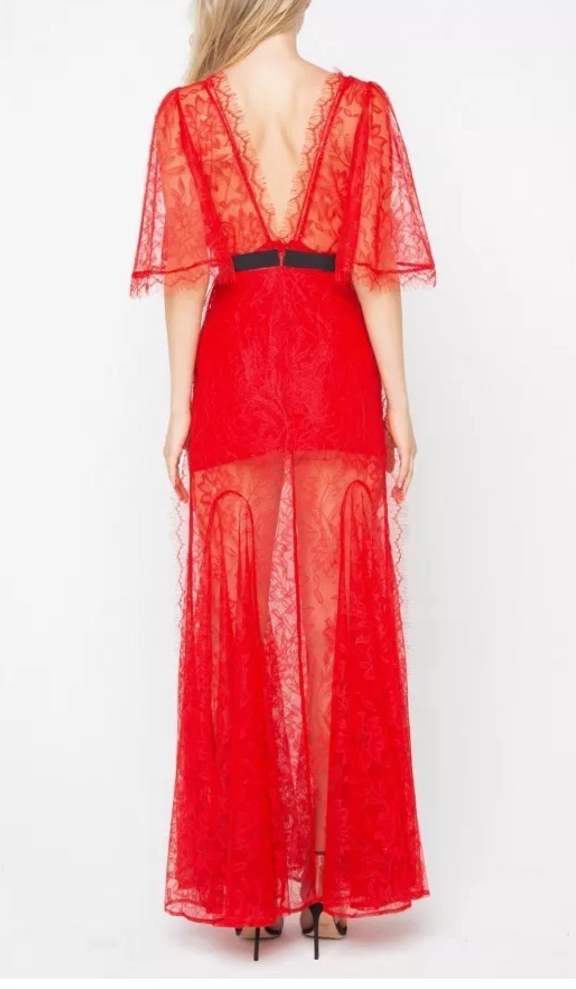 Alice McCall ‘Feel Good Look Good’ Lace Dress - size 12 - Image 4