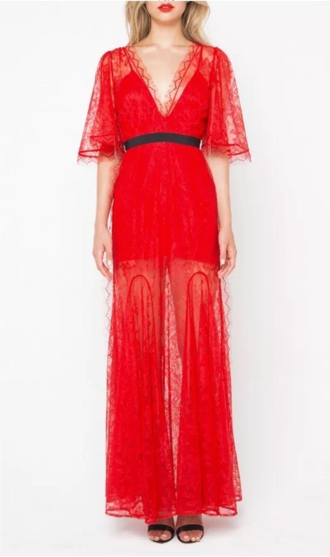 Alice McCall ‘Feel Good Look Good’ Lace Dress - size 12 - Image 1