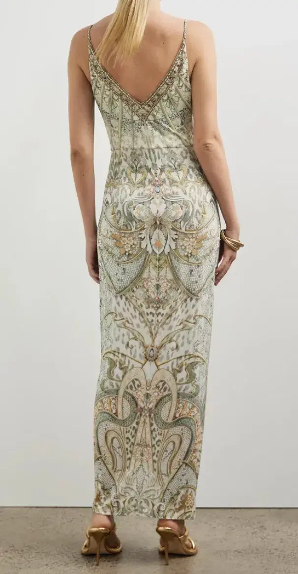 Camilla Jersey Strappy Dress With Twist Front AU 10 for rent on The Volte - main image