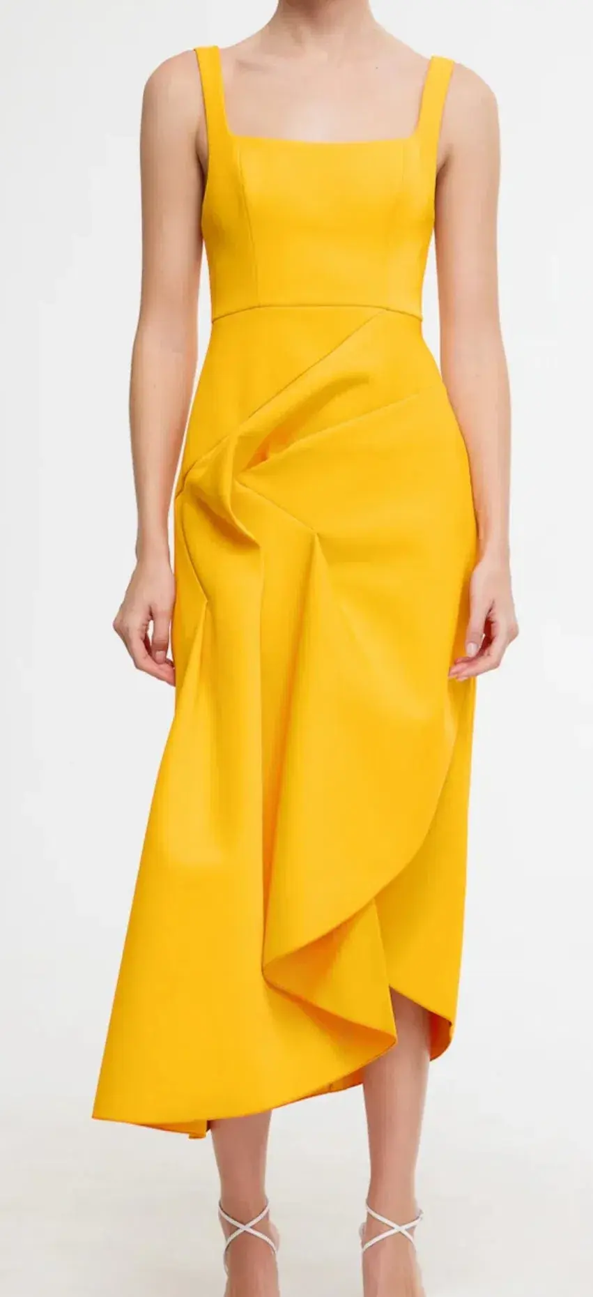 Acler Hewton Dress in Marigold AU 14 - Image 1