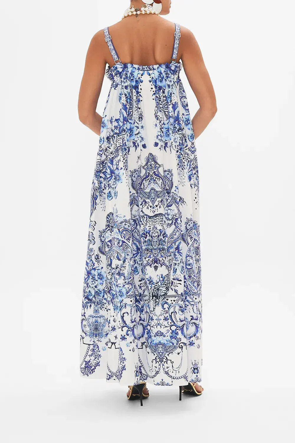 Camilla Wide Strap Sundress Print Size 12 - Image 3