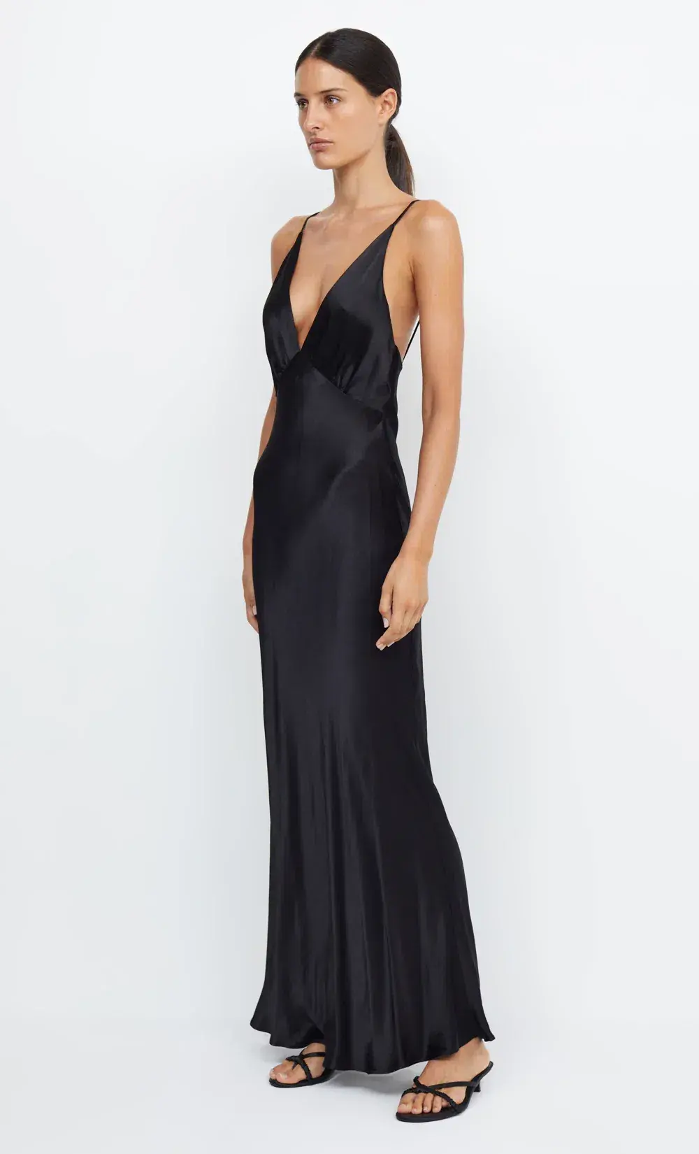 Bec and Bridge Moondance V Maxi Dress Black Size 6 - Image 2