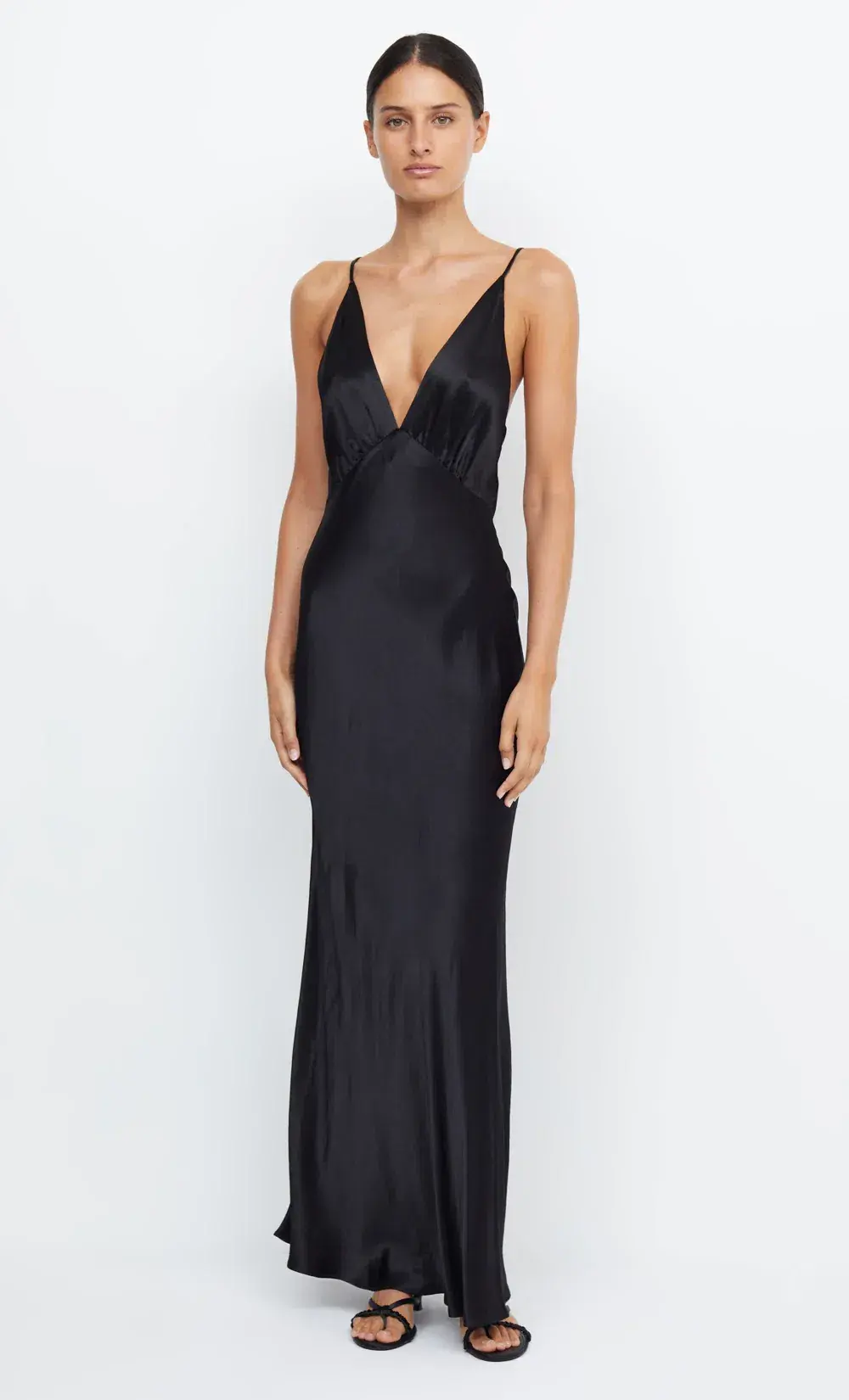 Bec and Bridge Moondance V Maxi Dress Black Size 6 - Image 1