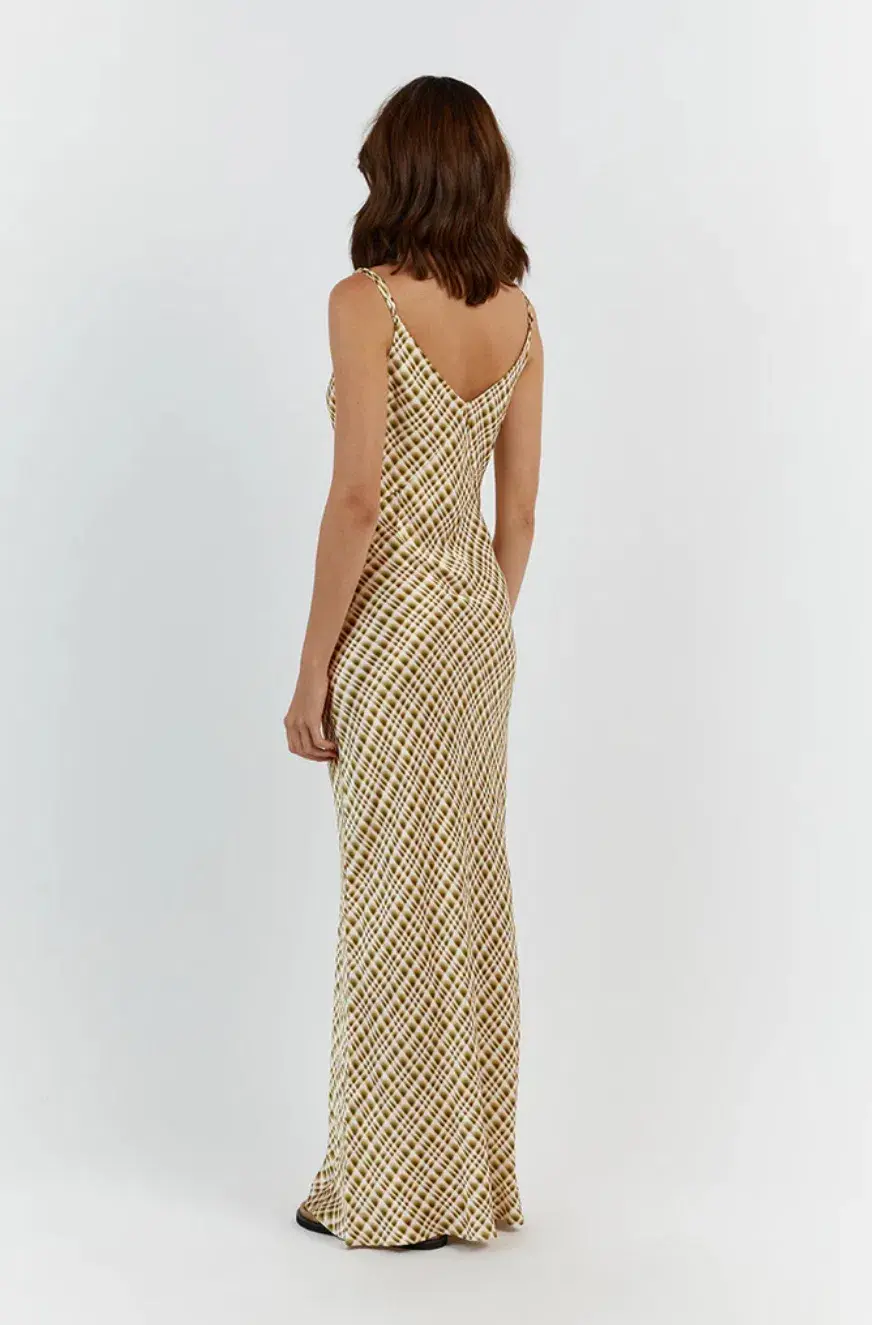 Dissh Dilan Satin Slip Dress Print Size 6 - Image 3