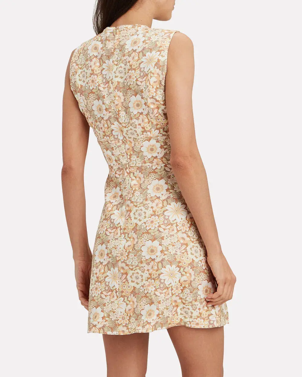 Zimmermann Zippy Lace Mini Dress Floral Size 1/Au 10  - Image 3