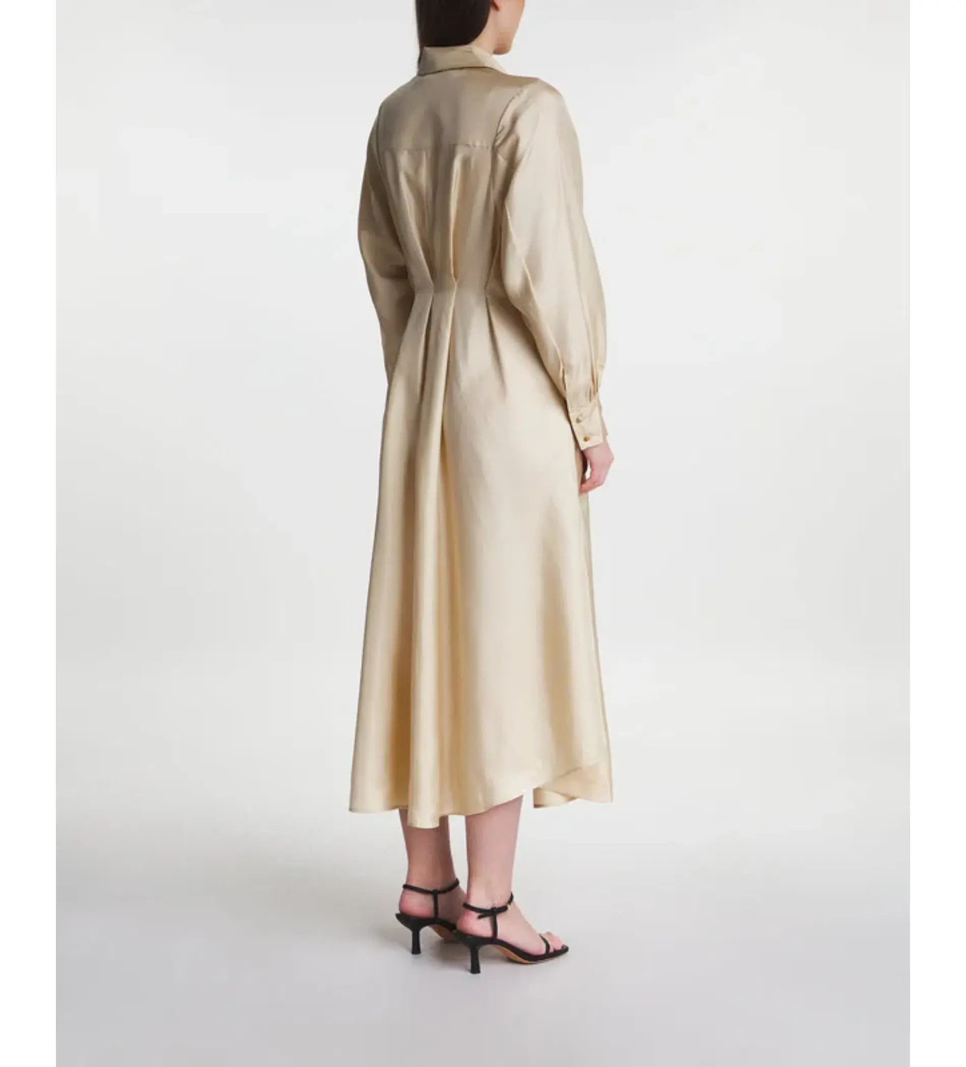 Zimmermann Natura Draped Shirt Dress Size AU 8 - Image 3