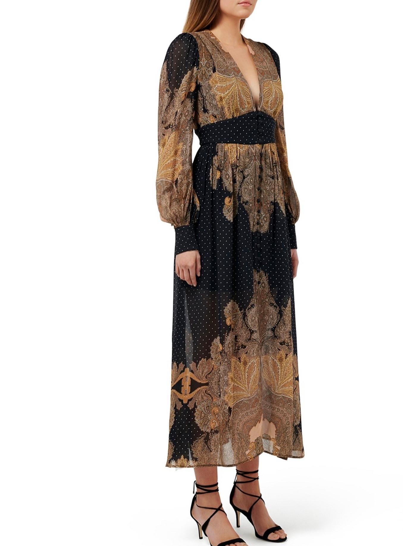 Thurley Arabian Nights Palm Dress size 8 - Image 3