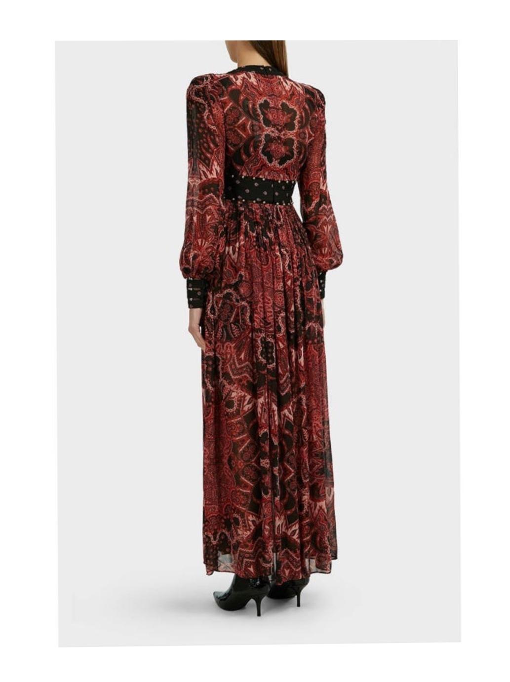 Thurley ‘Dina’ V Neck Crepe Maxi Dress - size 8 - Image 4
