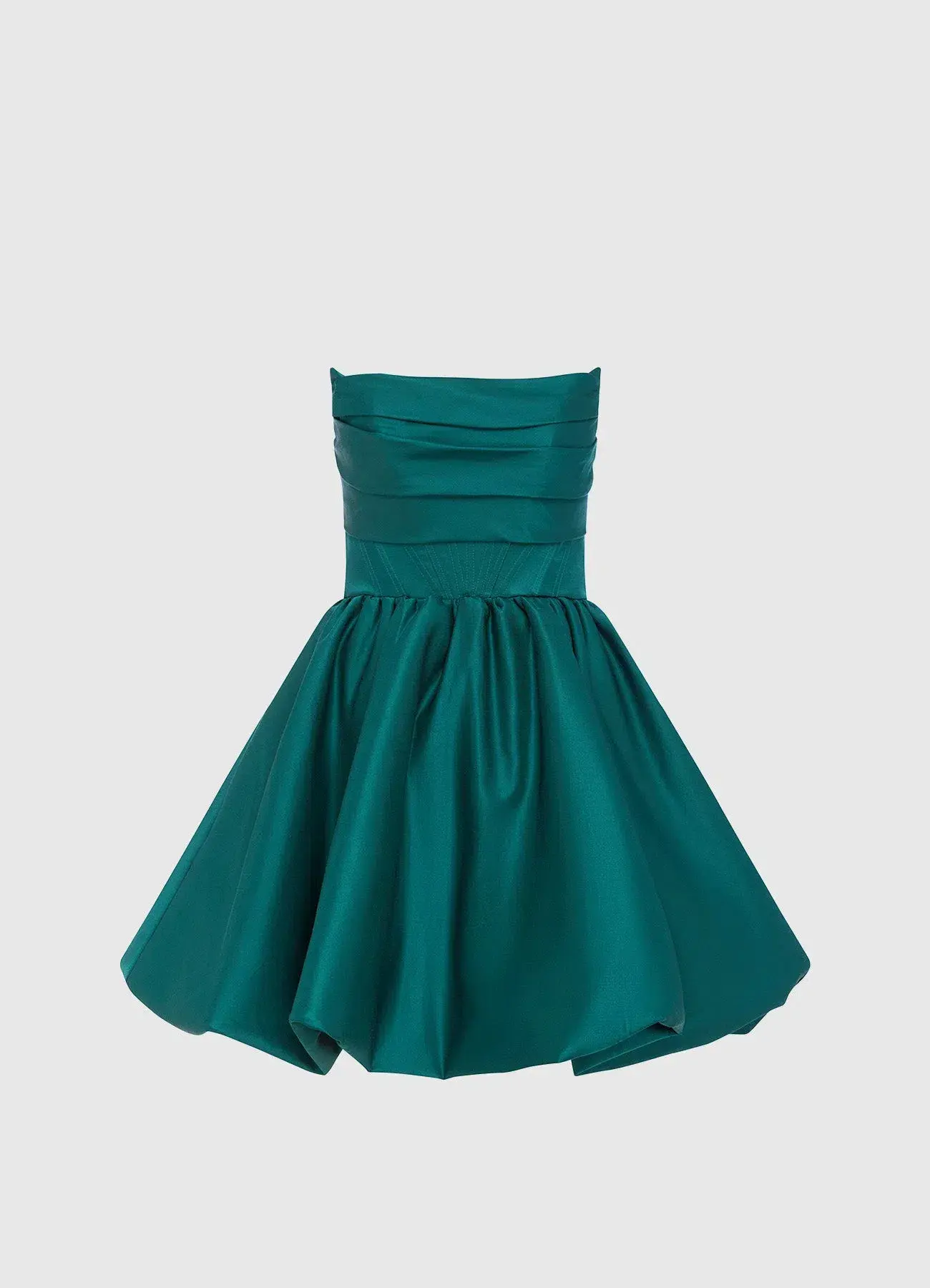 Leo Lin Katy Bustier Mini Dress Teal Size 8 - Image 3