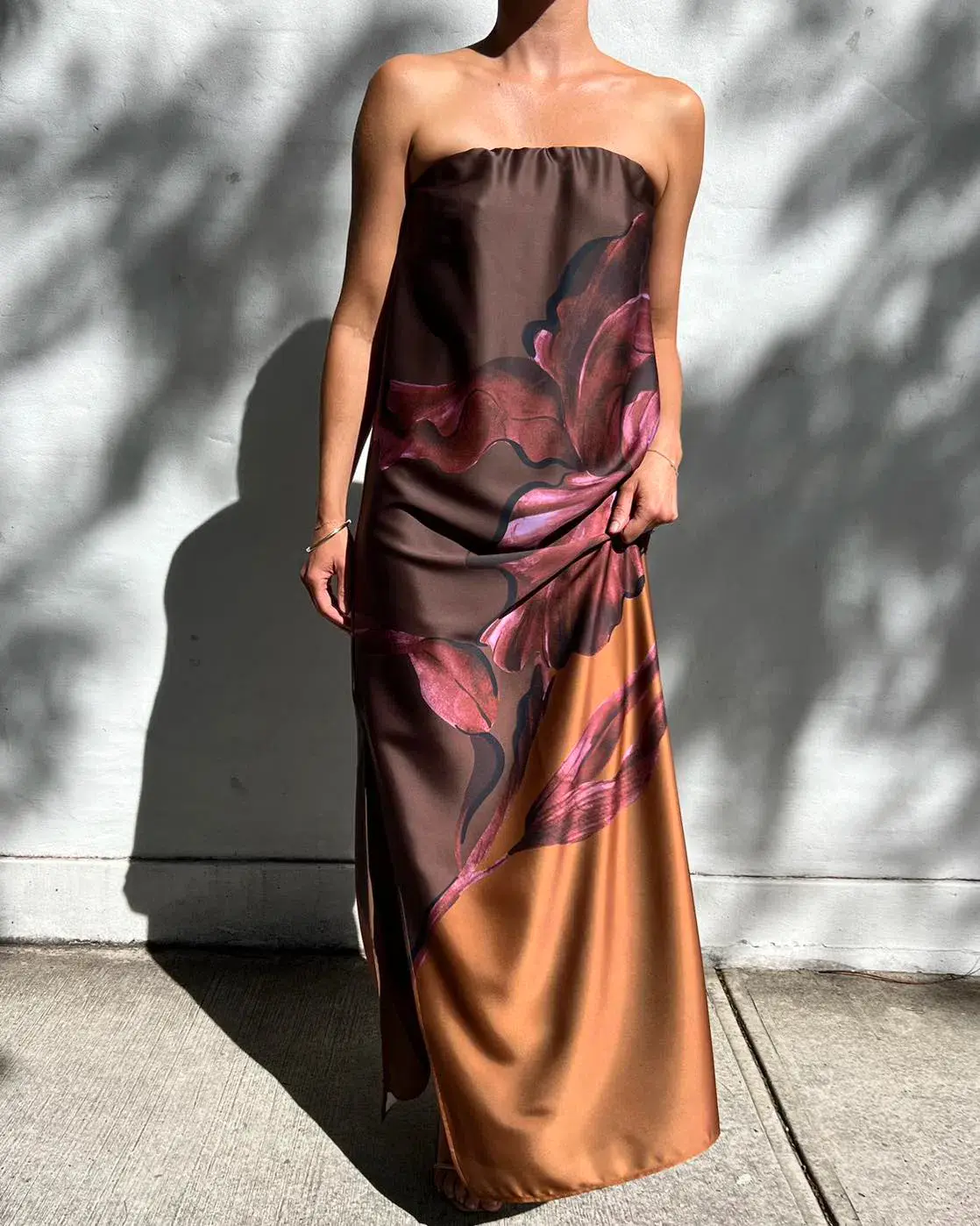 Pasduchas Moon Flower Column Midi in Fudge Size 12 - Image 4