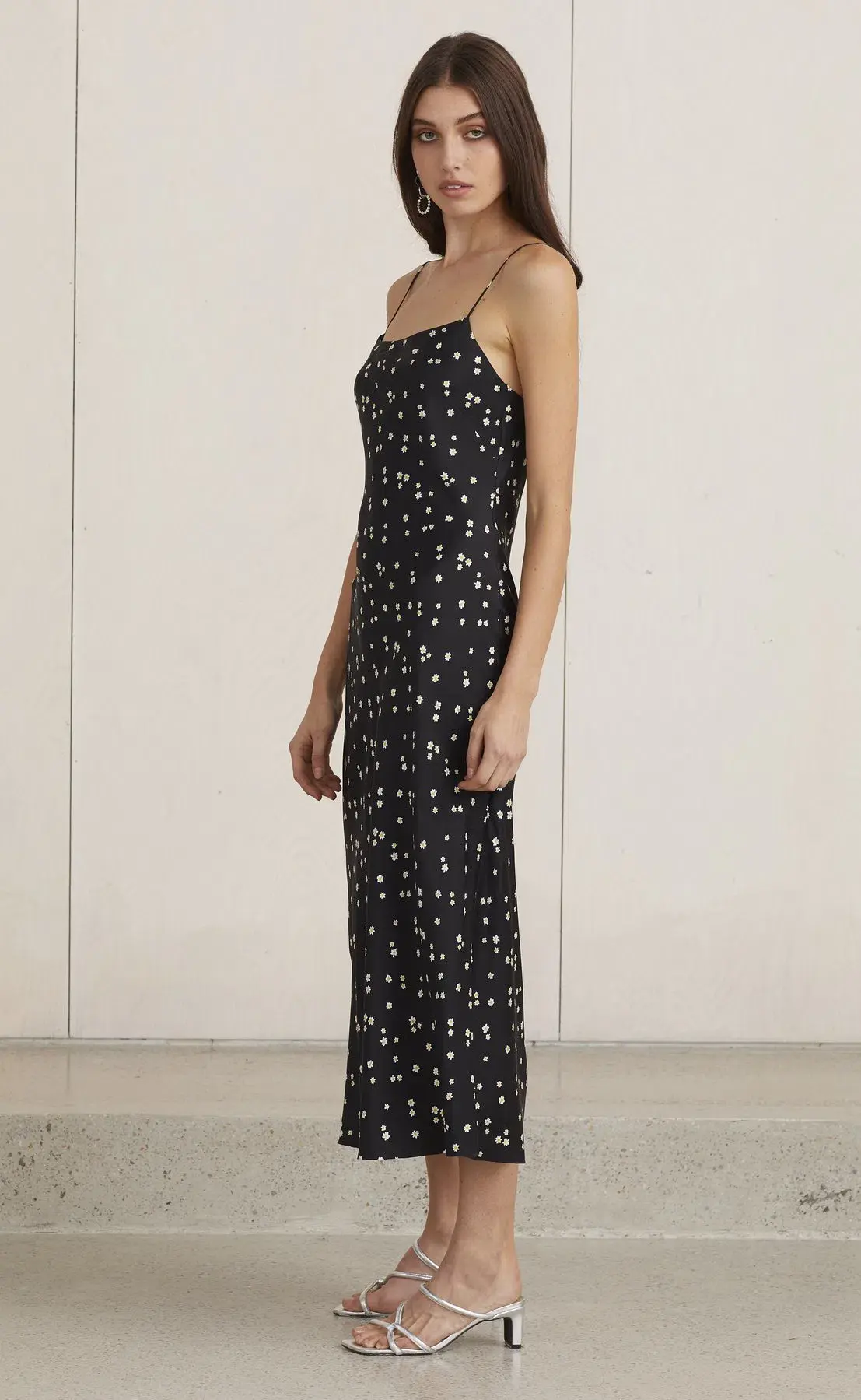 Bec & Bridge Miss Daisy Slip Midi Dress Floral Size 12 - Image 2